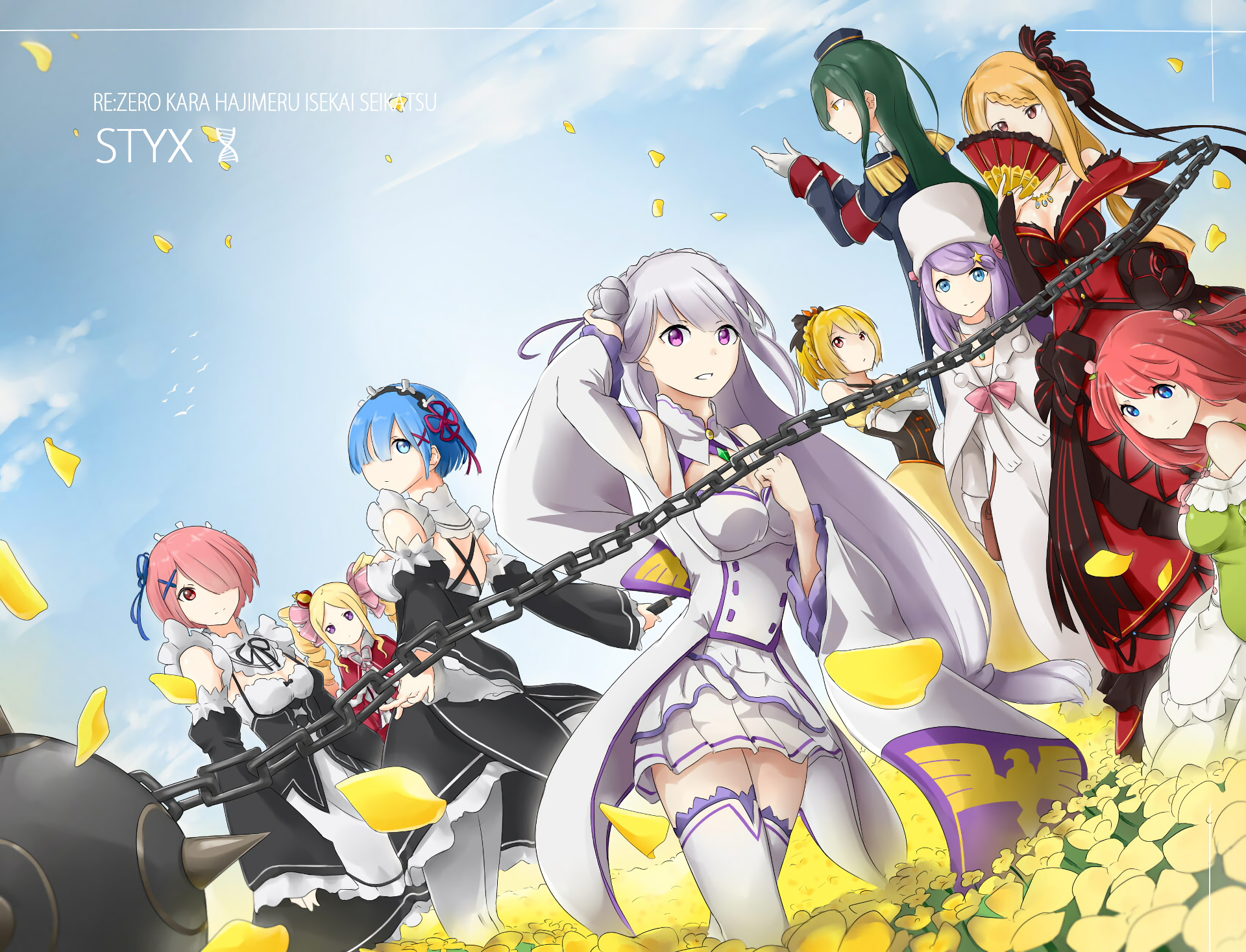 Re:Zero Characters from STYX HD Wallpaper