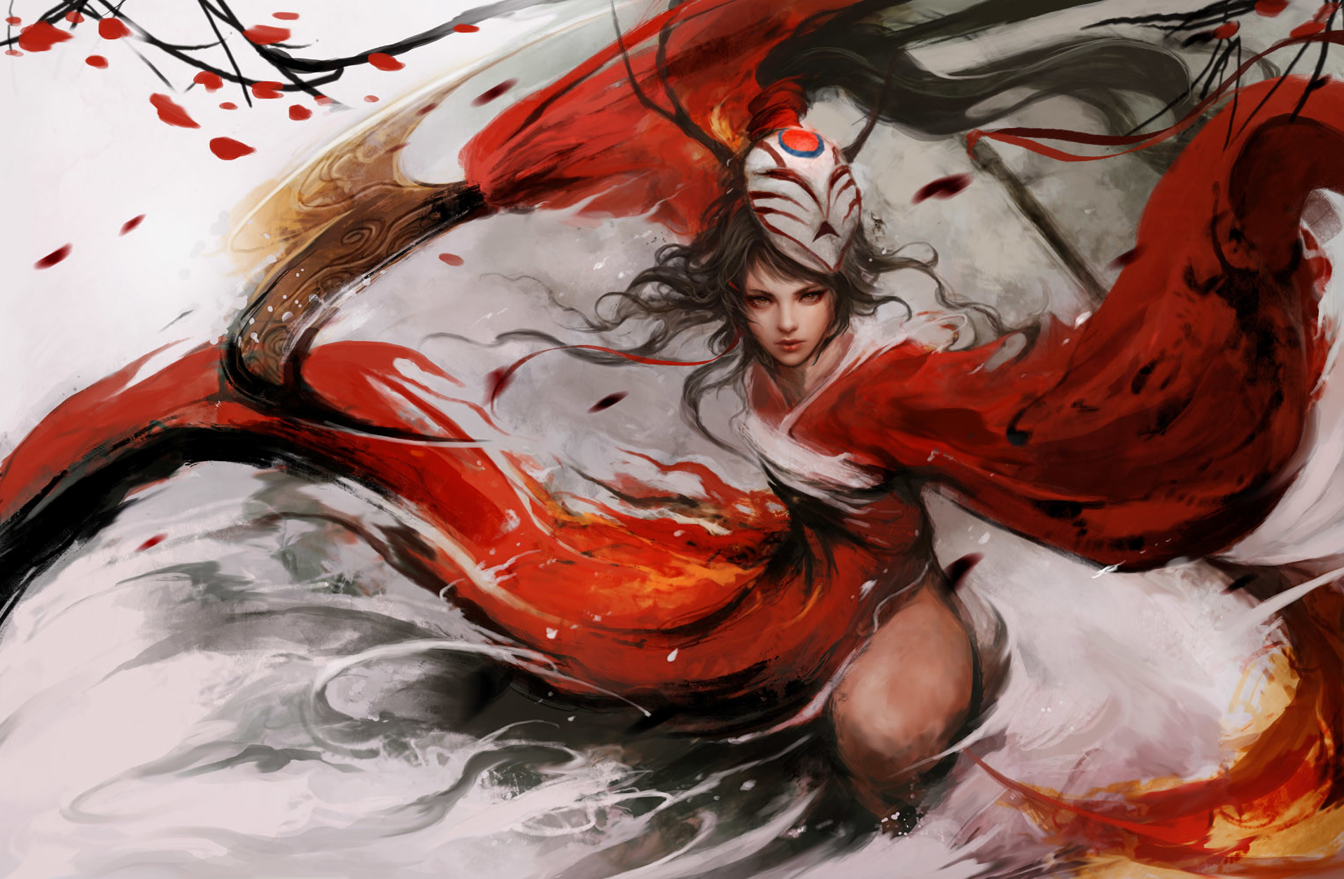 Akali from League of Legends HD Wallpaper