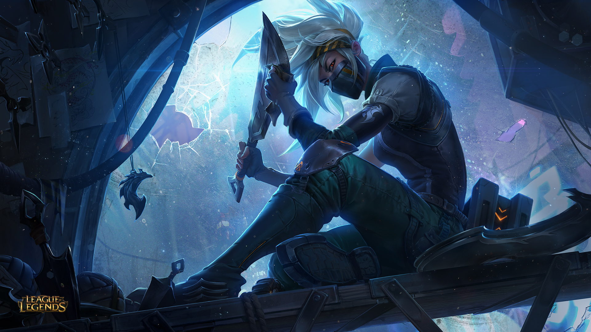 Akali from League of Legends HD Wallpaper
