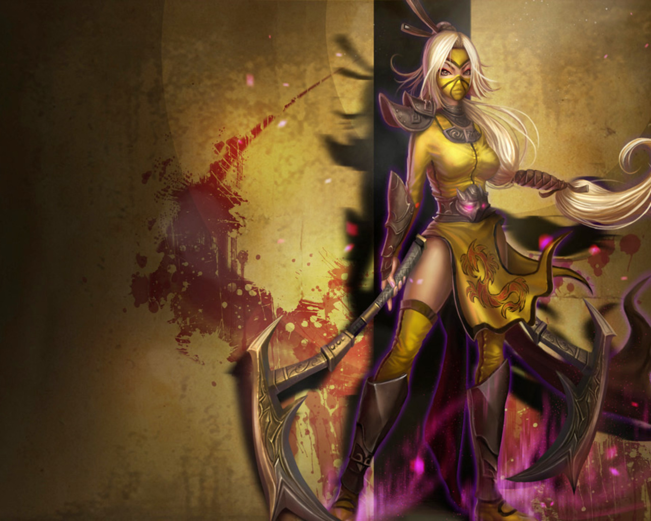 Akali from League of Legends HD Wallpaper