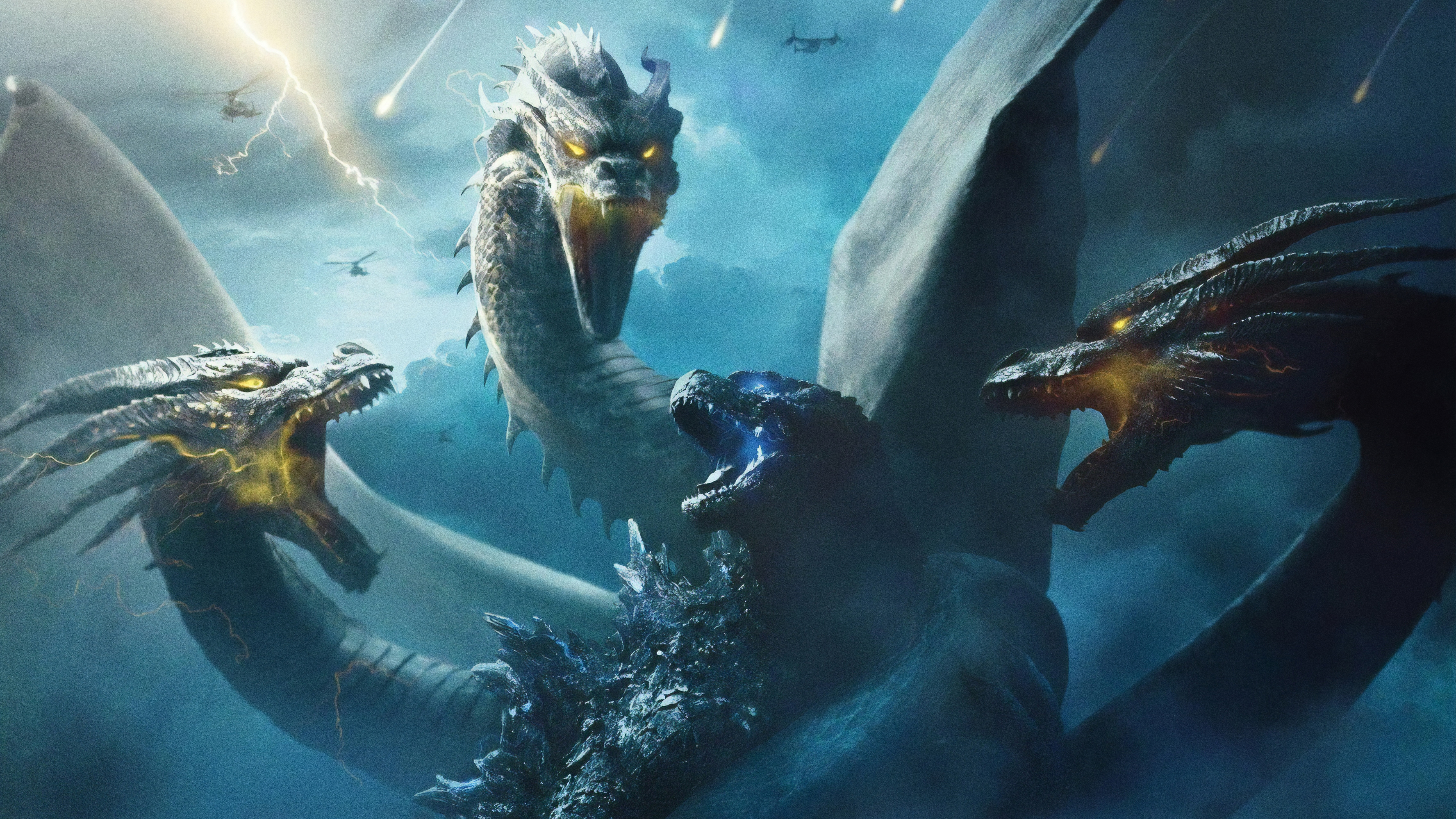 Godzilla vs. King Ghidorah HD Wallpaper
