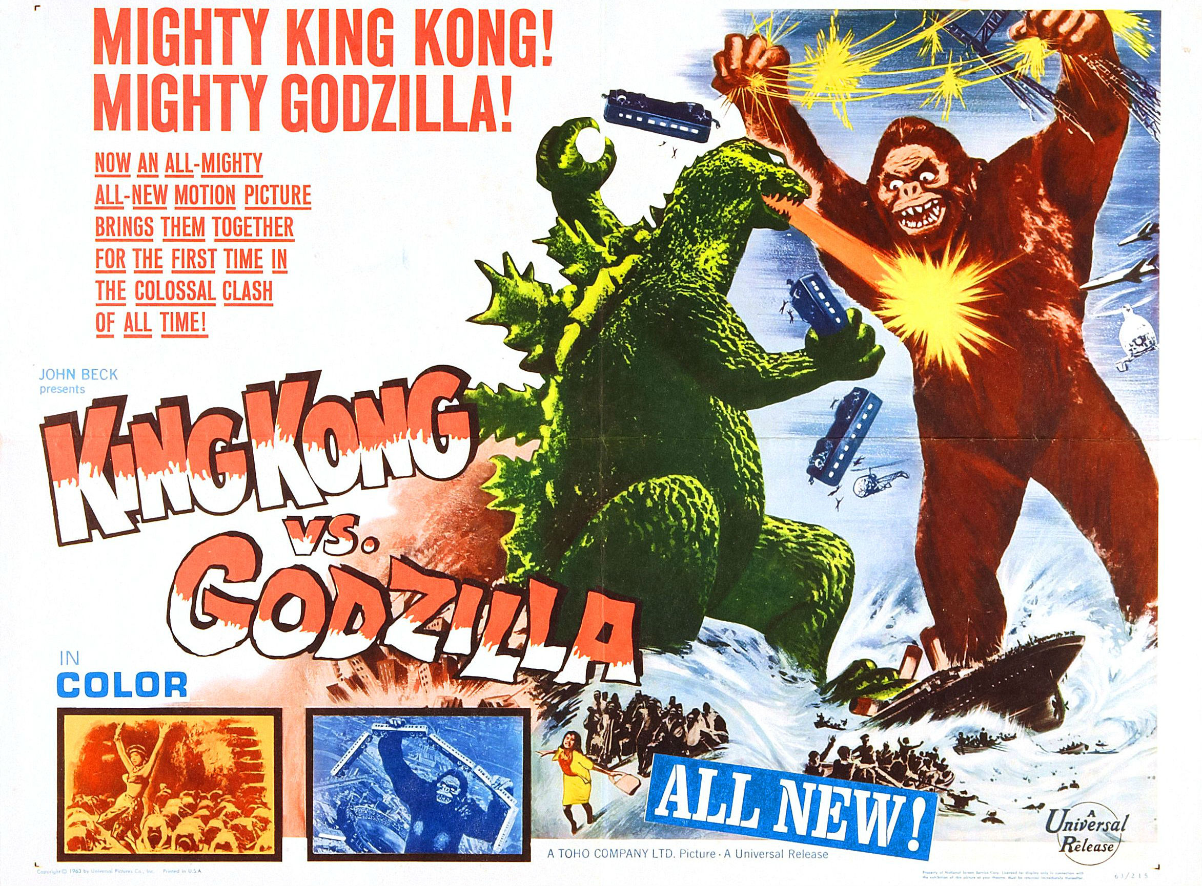 King Kong vs. Godzilla Movie Poster HD Wallpaper