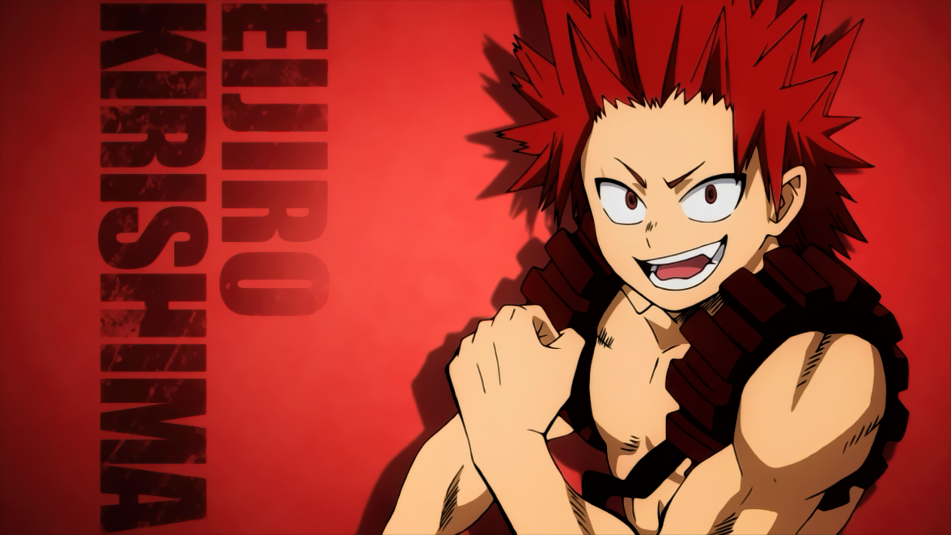 Eijiro Kirishima Strong and Confident Pose HD Wallpaper