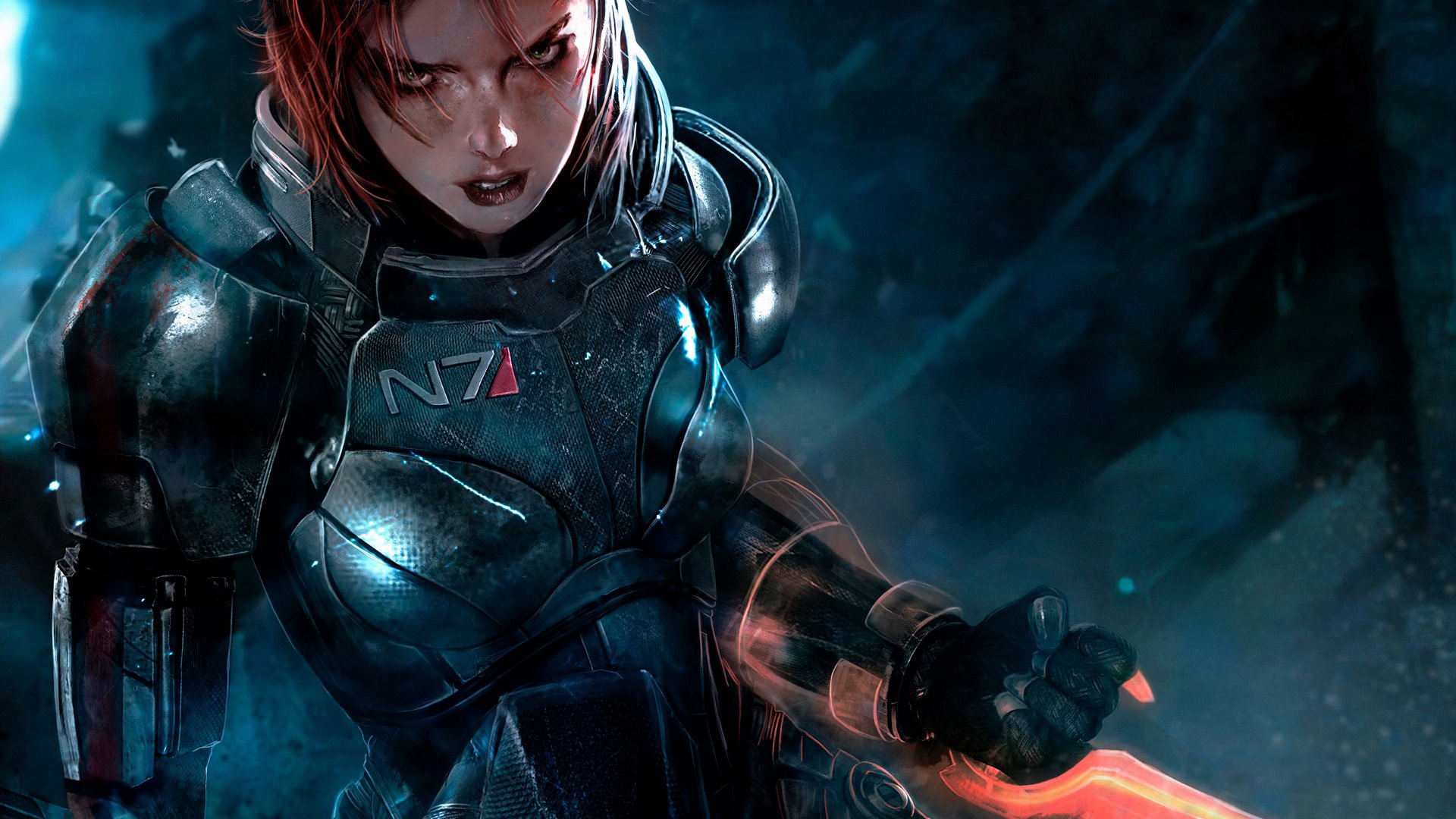 Commander Shepard from Mass Effect HD Wallpaper
