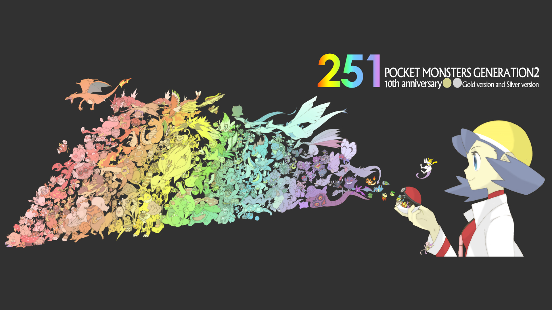 251 Pocket Monsters Generation 2 HD Wallpaper