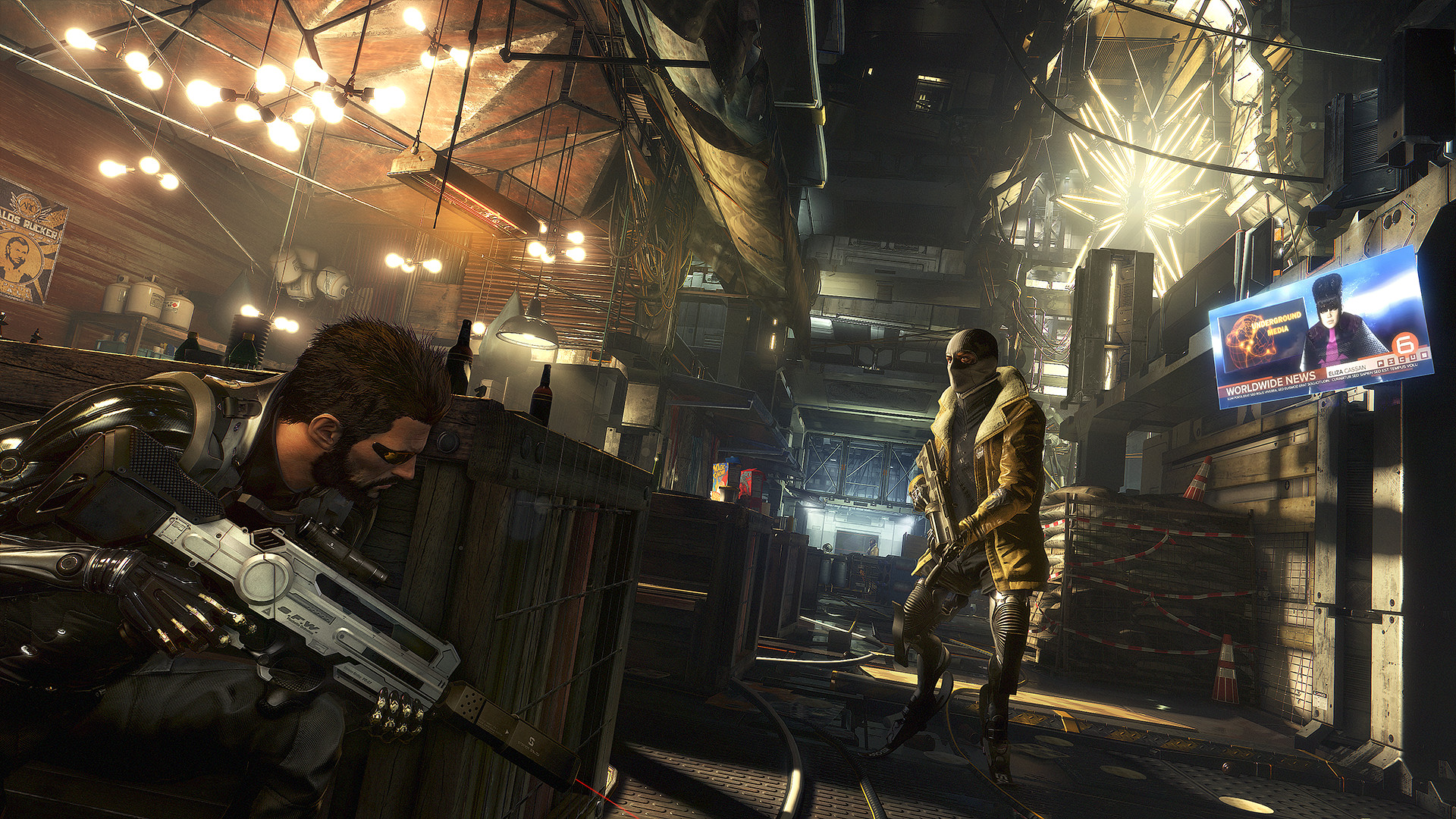 Adam Jensen from Deus Ex: Mankind Divided HD Wallpaper