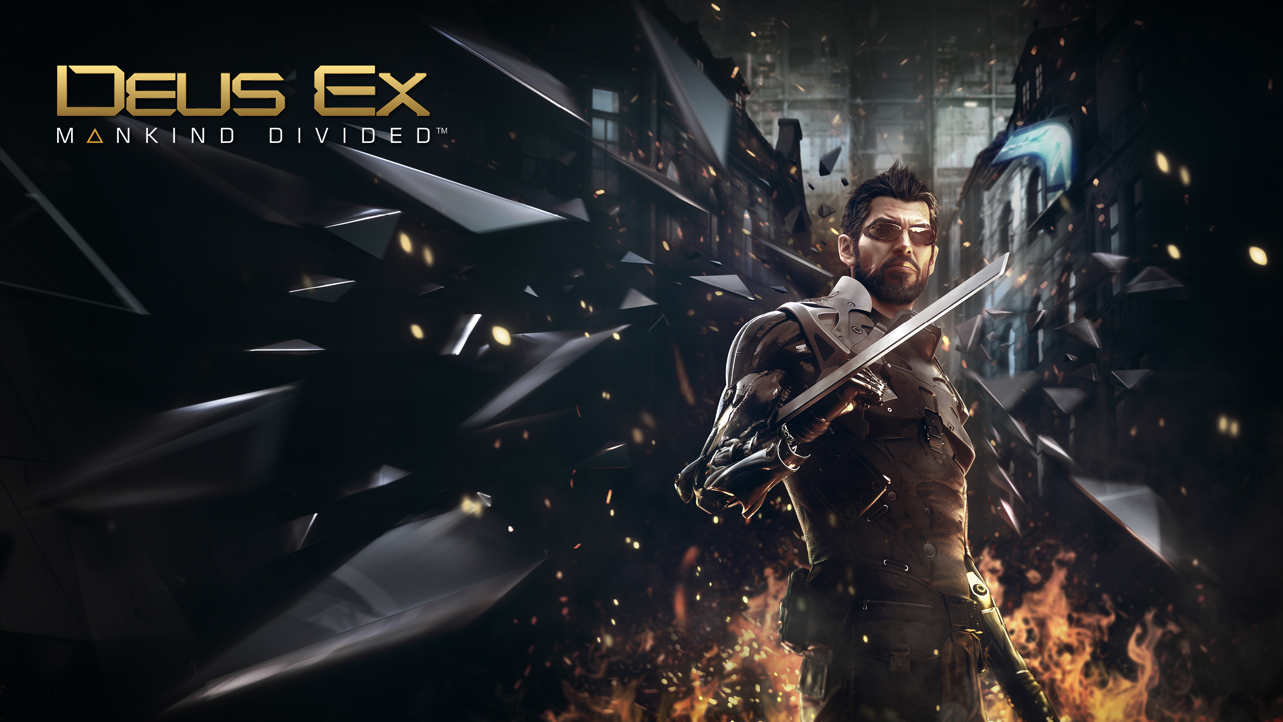 Adam Jensen from Deus Ex: Mankind Divided HD Wallpaper