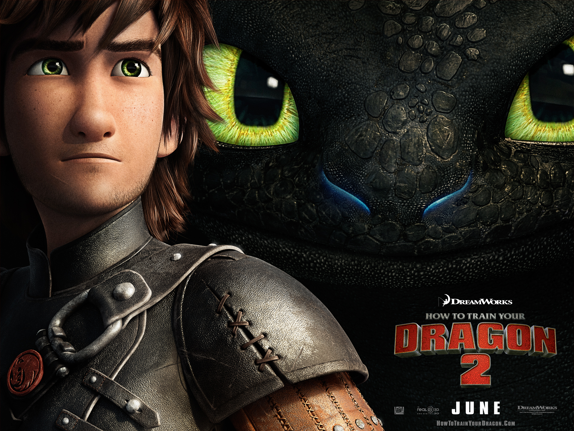 Hiccup and Toothless from How to Train Your Dragon 2 HD Wallpaper