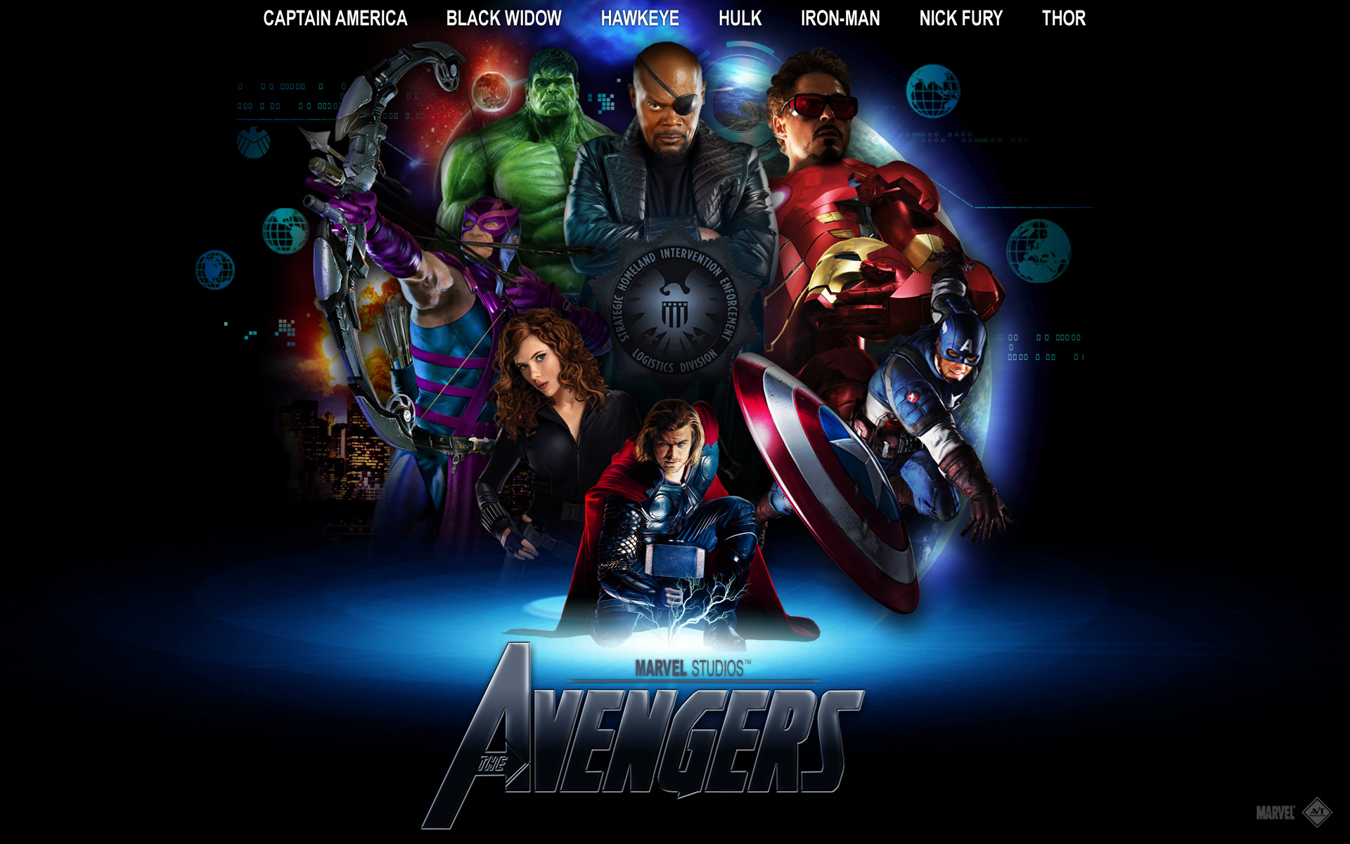 The Avengers Marvel Studios Poster HD Wallpaper