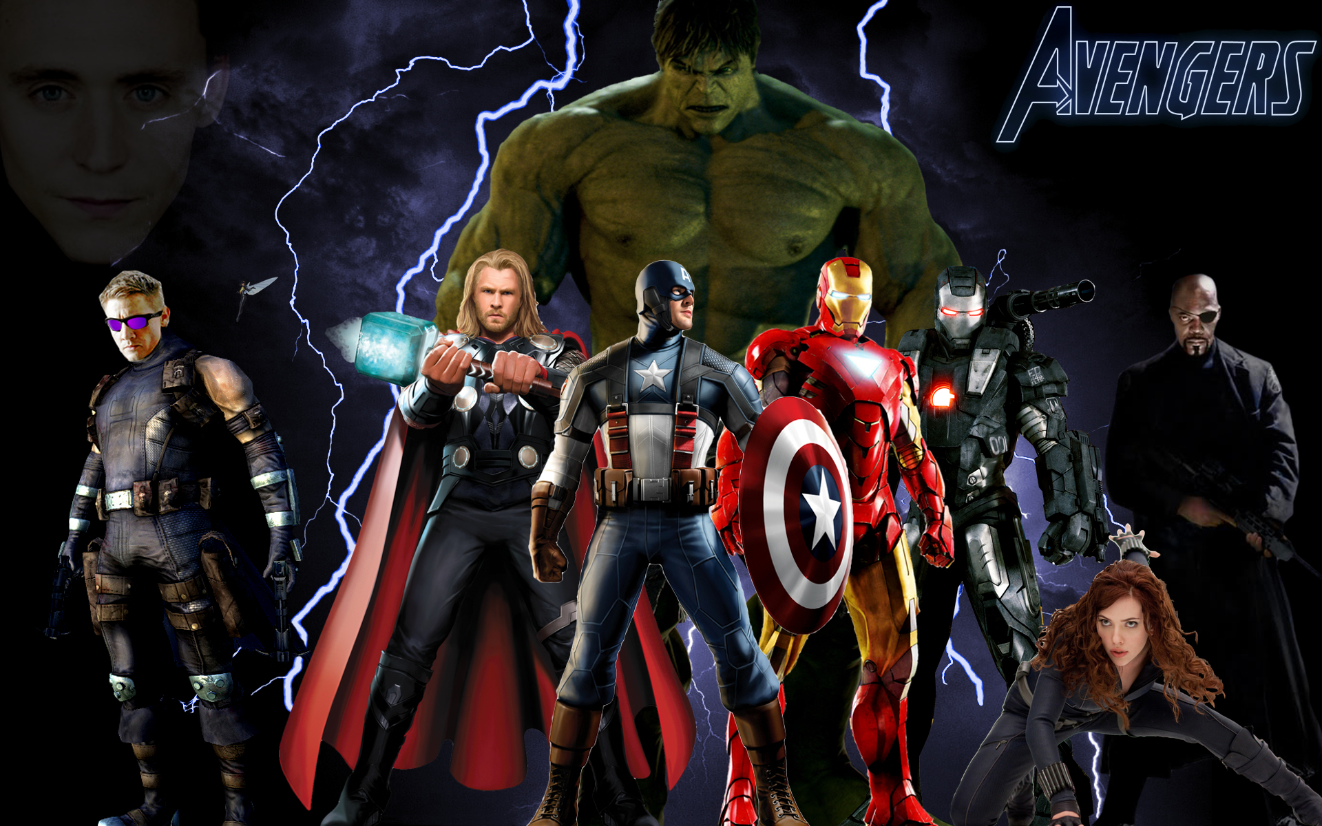 Avengers Assemble with Nick Fury HD Wallpaper