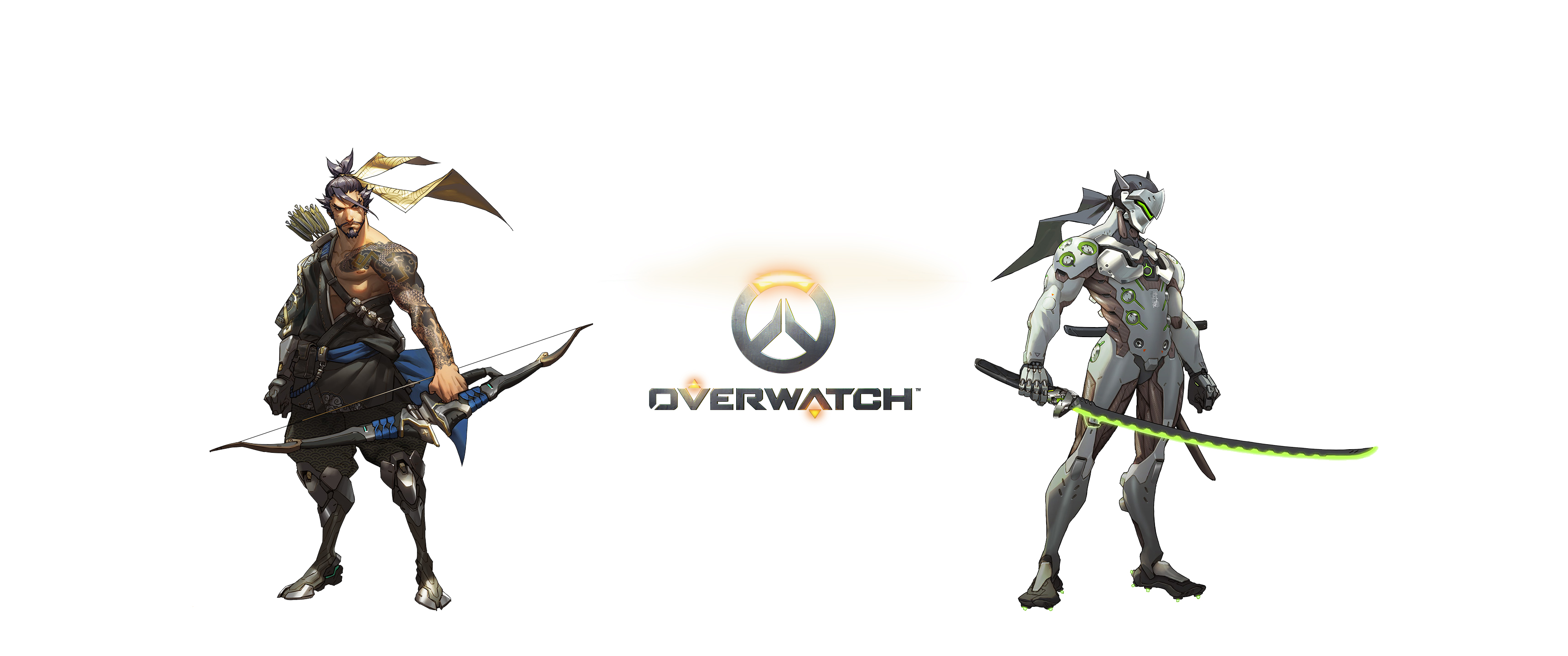 Hanzo and Genji from Overwatch HD Wallpaper
