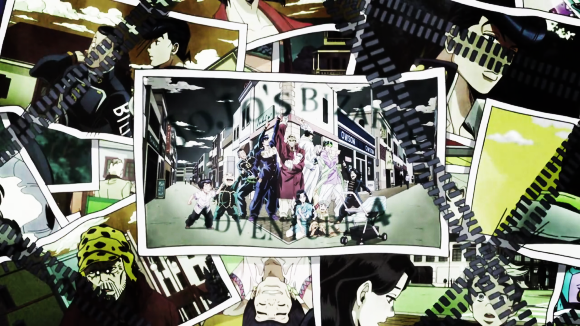 JoJo's Bizarre Adventure: Diamond is Unbreakable collage HD Wallpaper