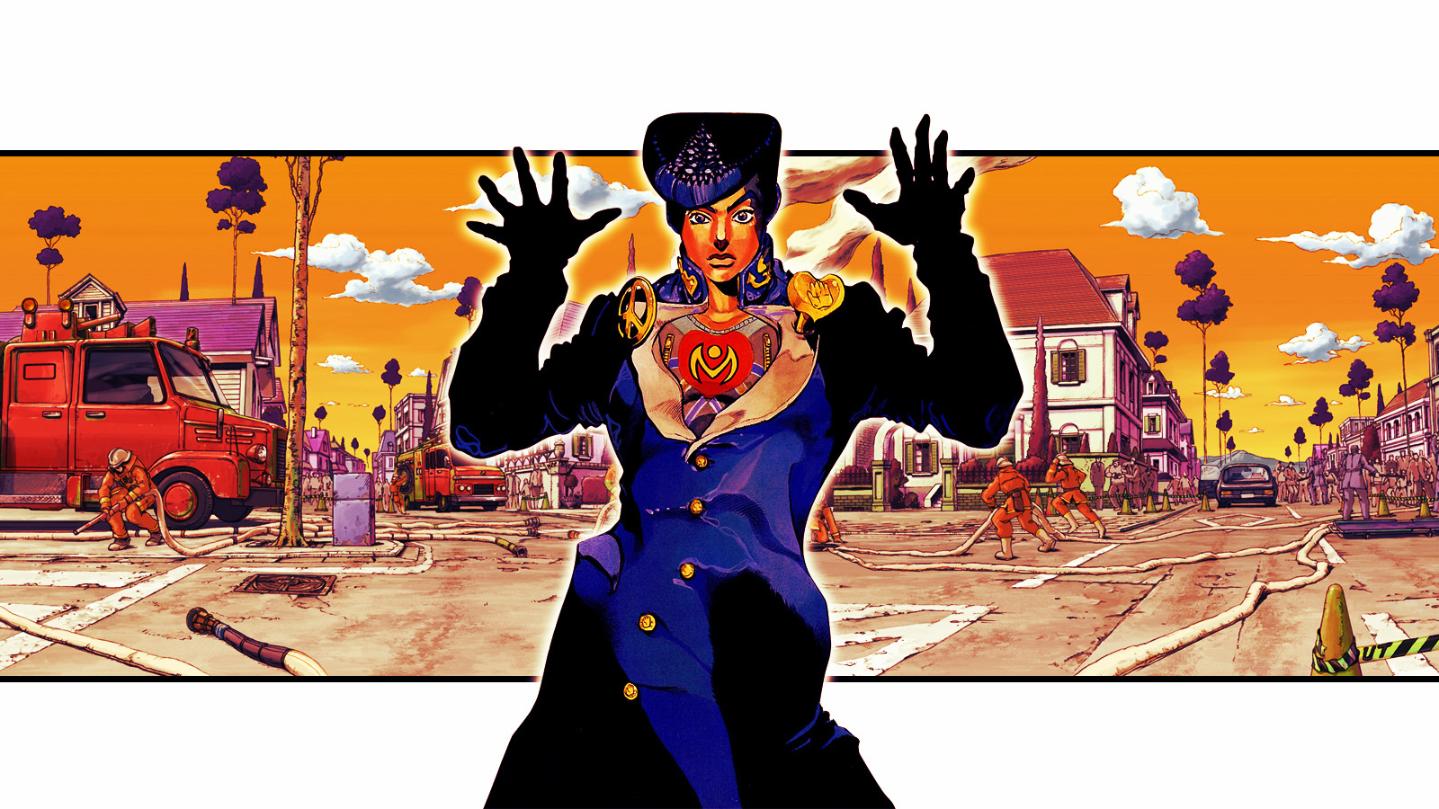 Josuke Higashikata from JoJo's Bizarre Adventure HD Wallpaper