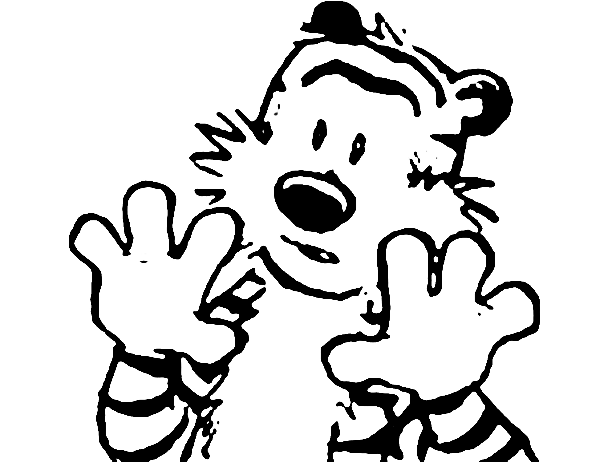 Hobbes from Calvin and Hobbes HD Wallpaper