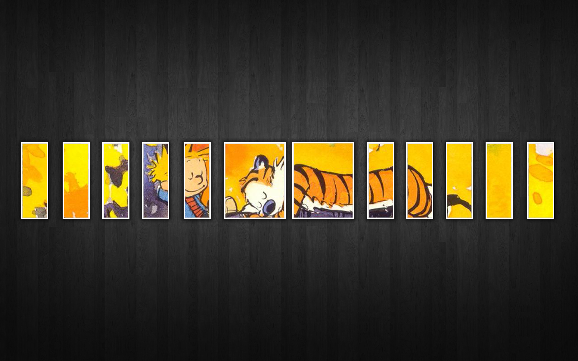 Calvin and Hobbes comic strip panels HD Wallpaper