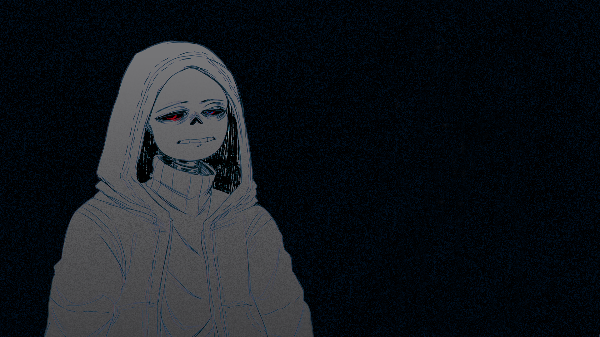Sans from Undertale wearing a hoodie HD Wallpaper