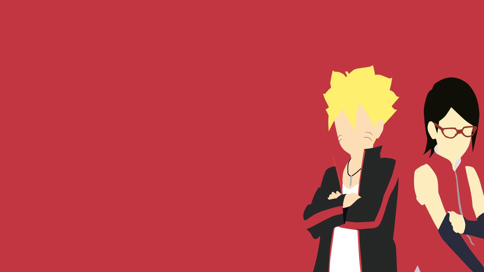 Boruto and Sarada from Boruto: Naruto Next Generations HD Wallpaper