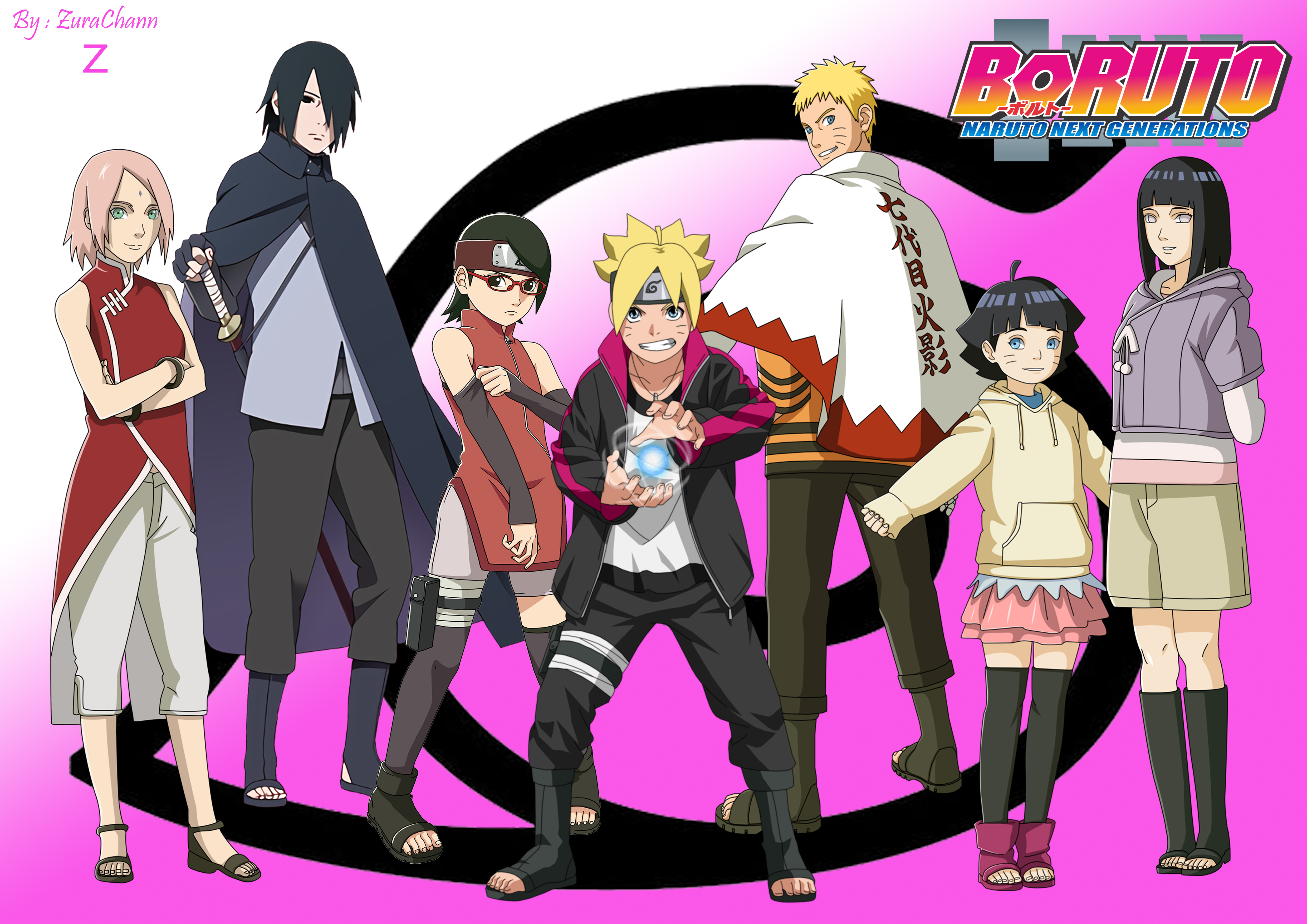 Boruto: Naruto Next Generations characters HD Wallpaper
