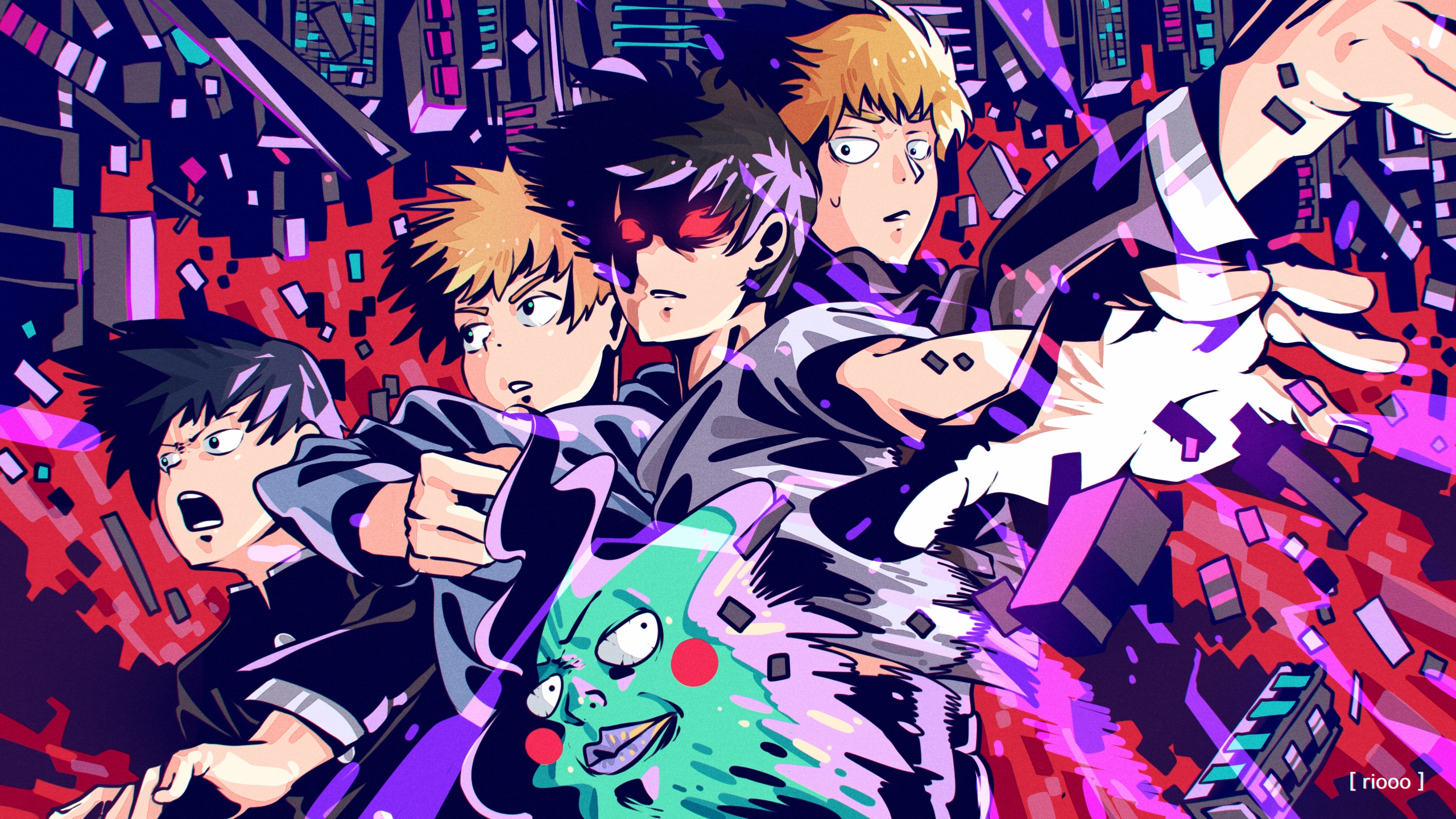 Mob Psycho 100 characters and Dimple HD Wallpaper