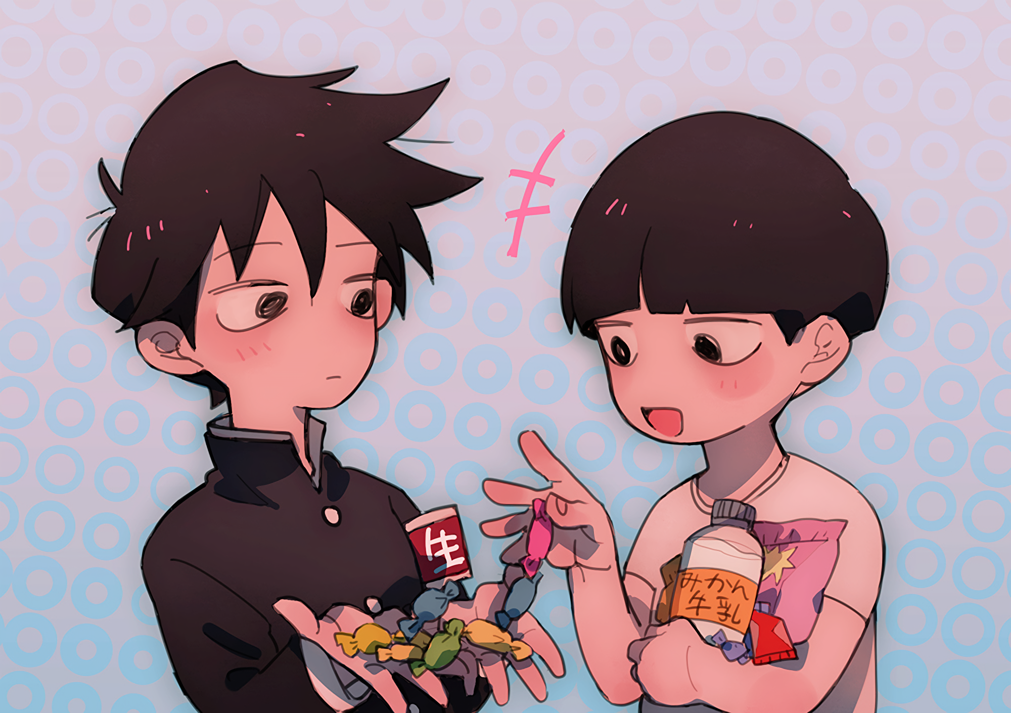 Shigeo Kageyama from Mob Psycho 100 offering candy HD Wallpaper