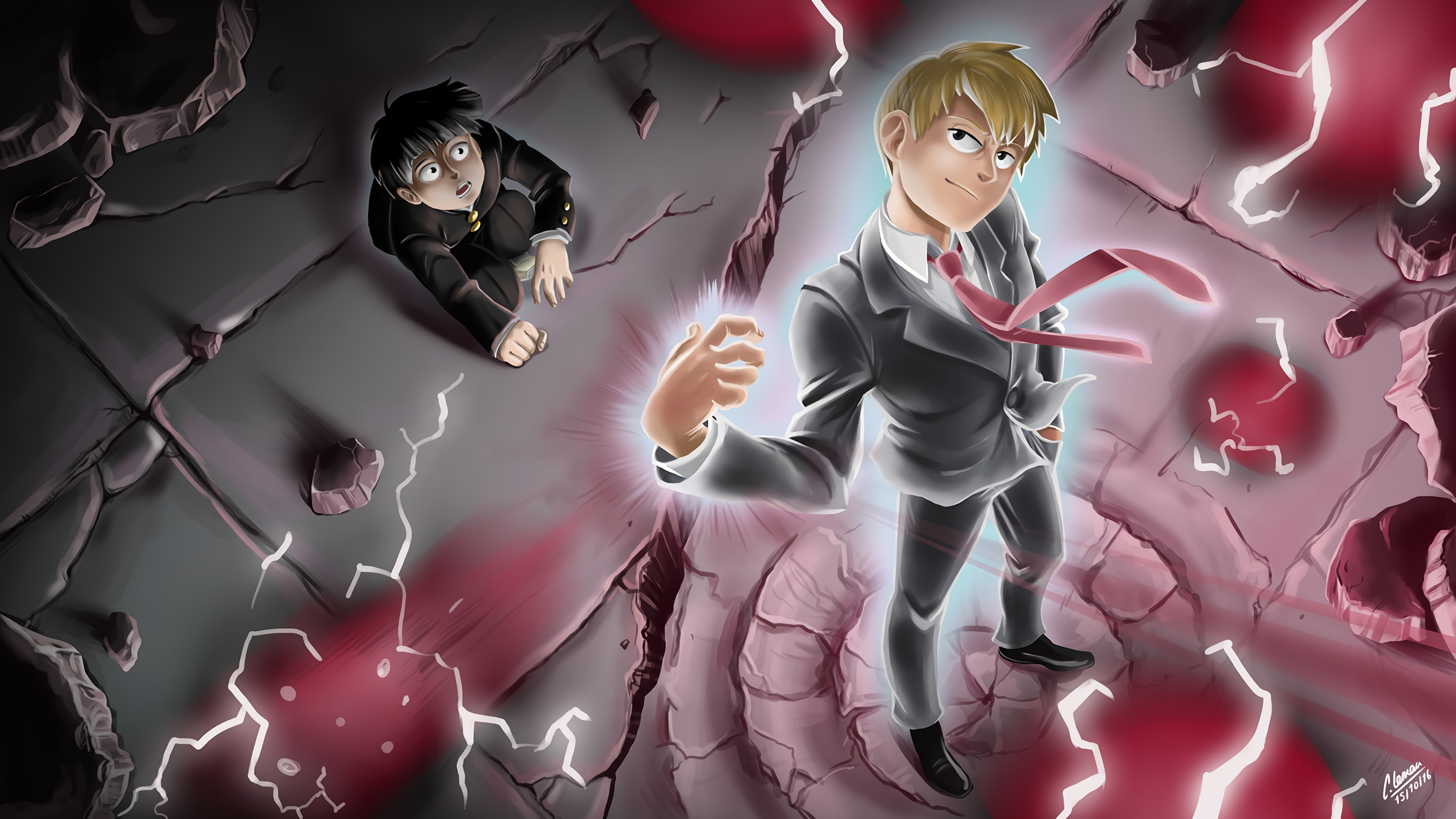 Shigeo Kageyama from Mob Psycho 100 HD Wallpaper