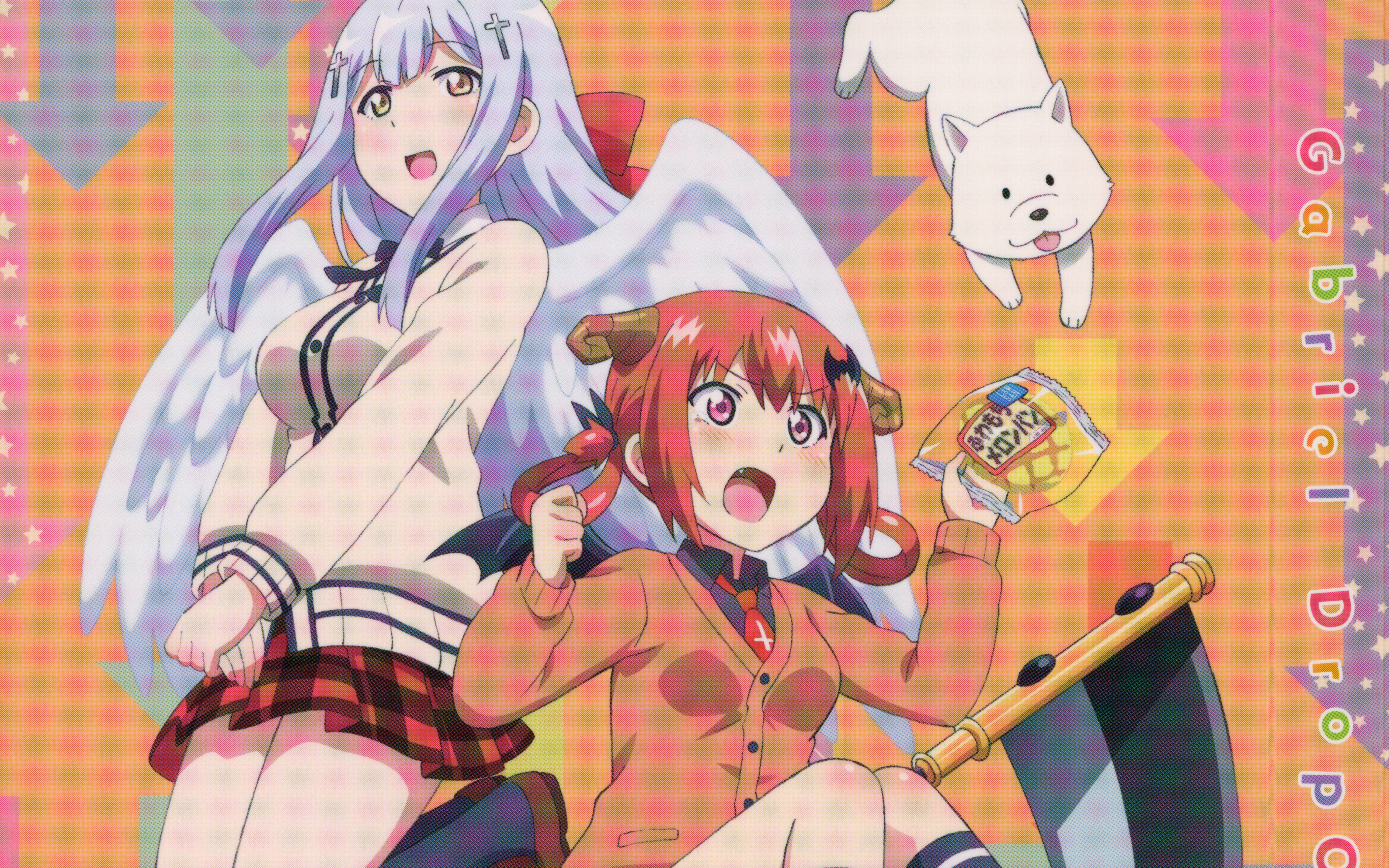 Satanichia Kurumizawa McDowell from Gabriel Dropout HD Wallpaper