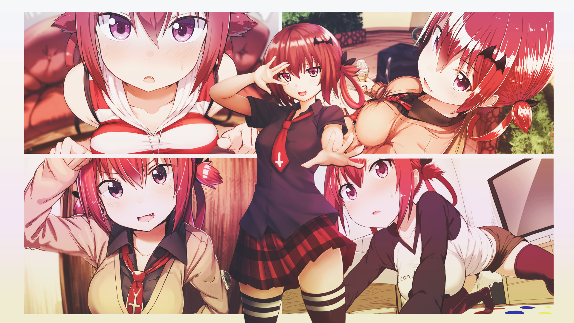 Satanichia Kurumizawa McDowell from The Devil is a Part-Timer! HD Wallpaper