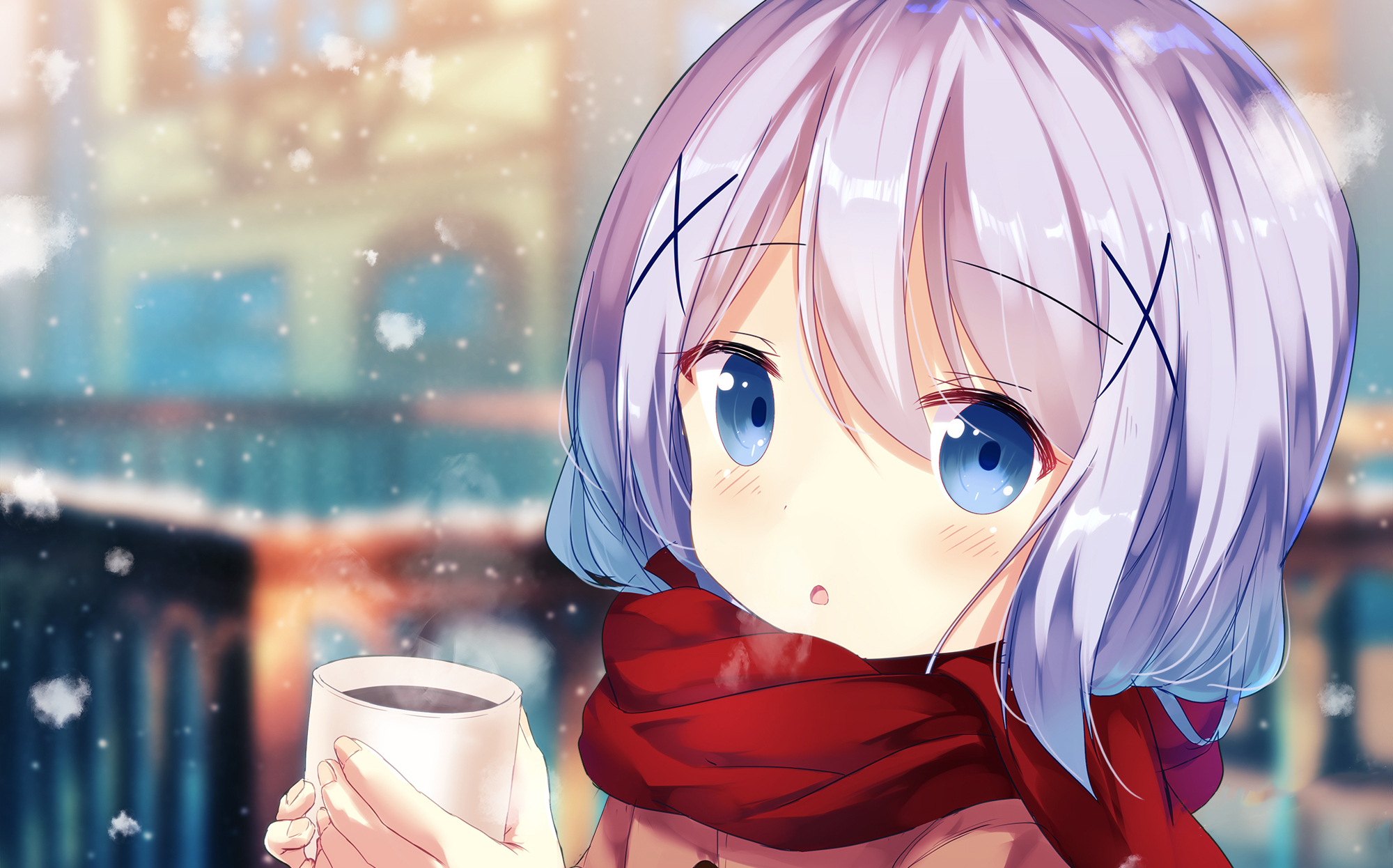 Chino Kafū from Is the Order a Rabbit? HD Wallpaper