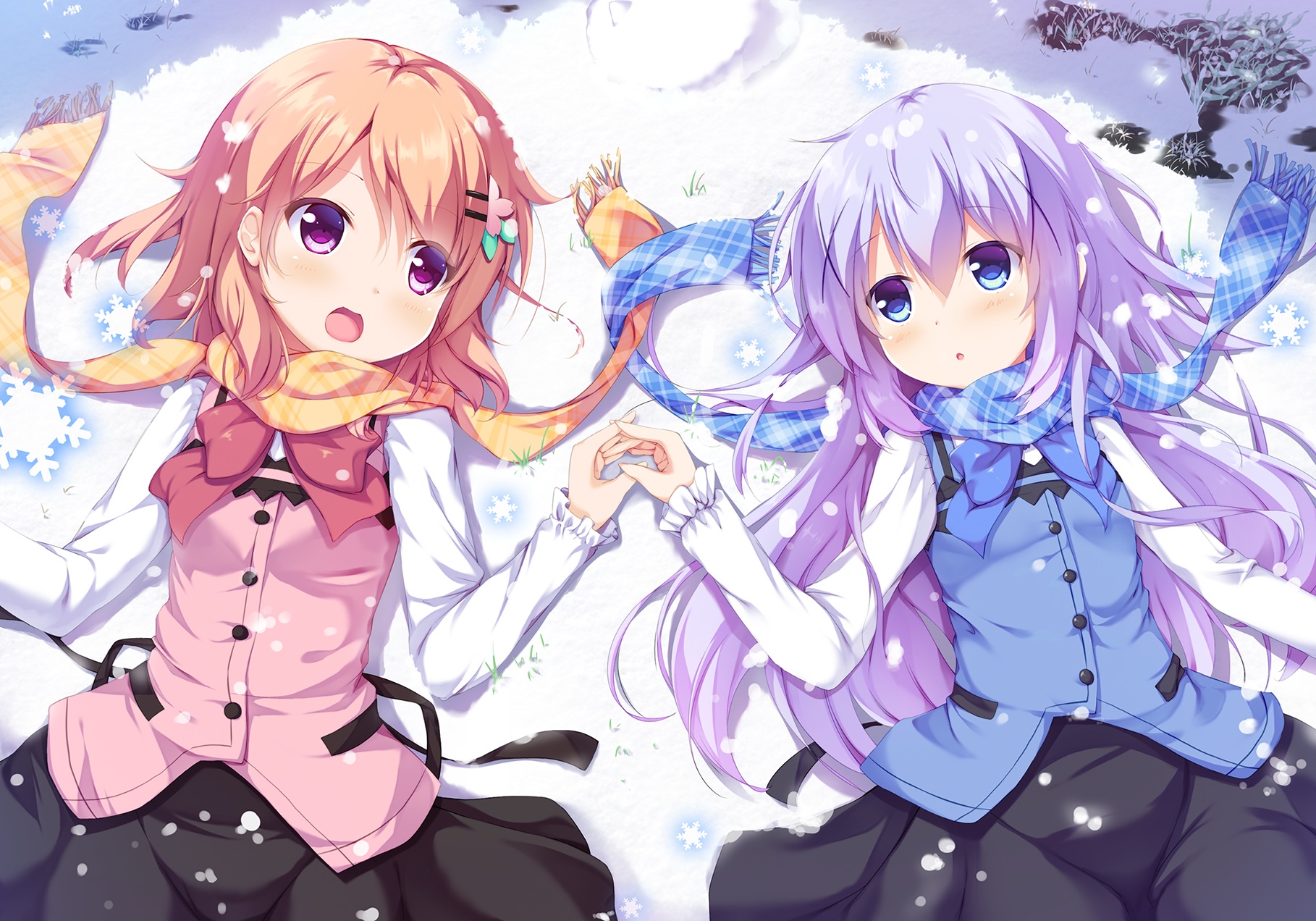 Chino Kafū in winter snow HD Wallpaper