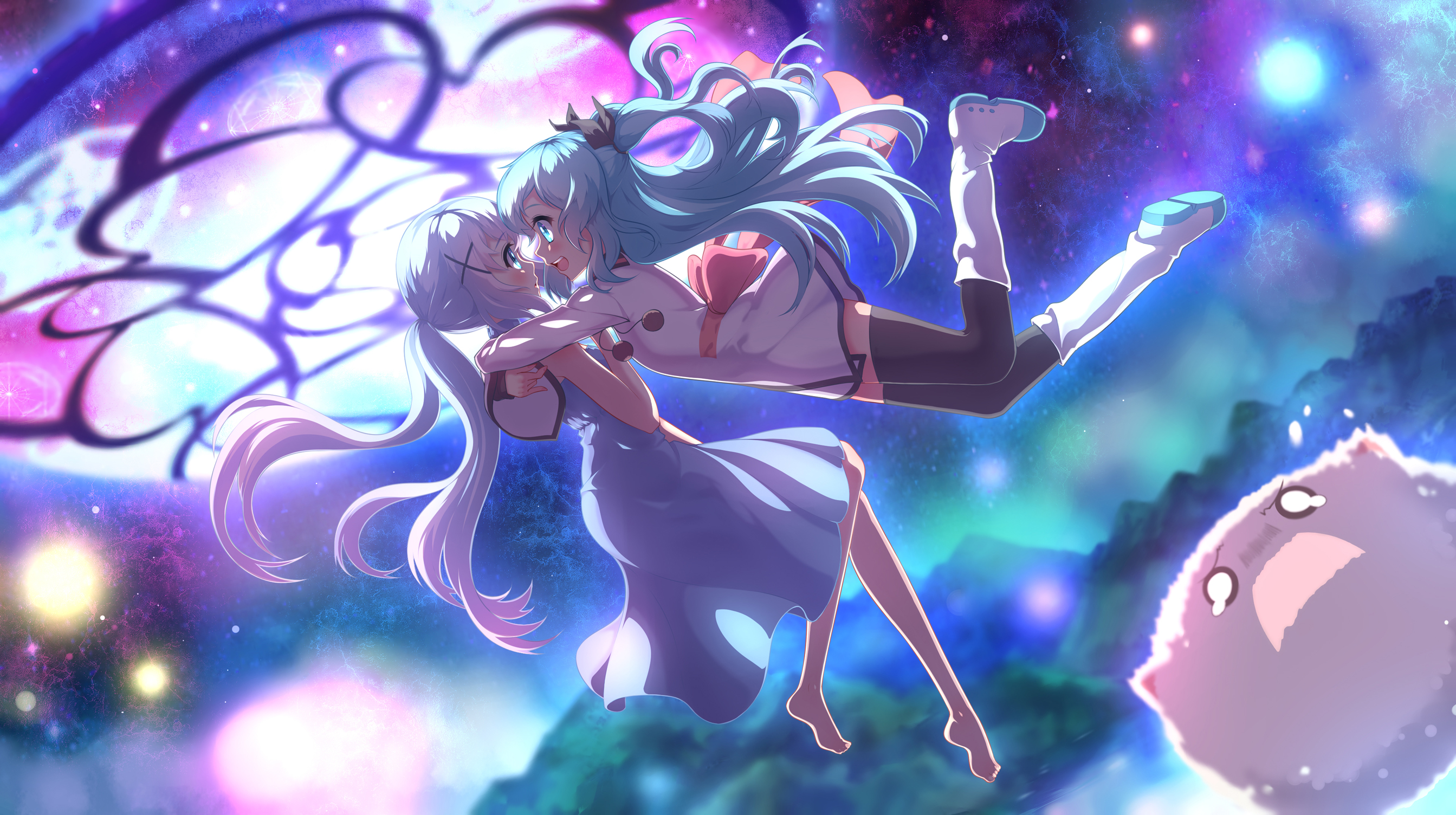 Chino Kafū in a cosmic dreamscape HD Wallpaper