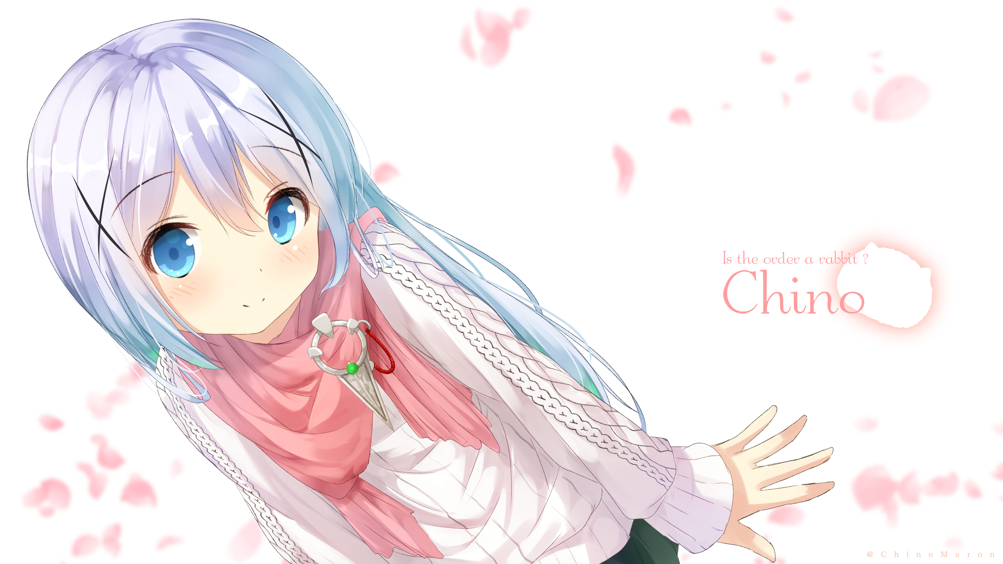 Chino Kafū from Is the order a rabbit? HD Wallpaper