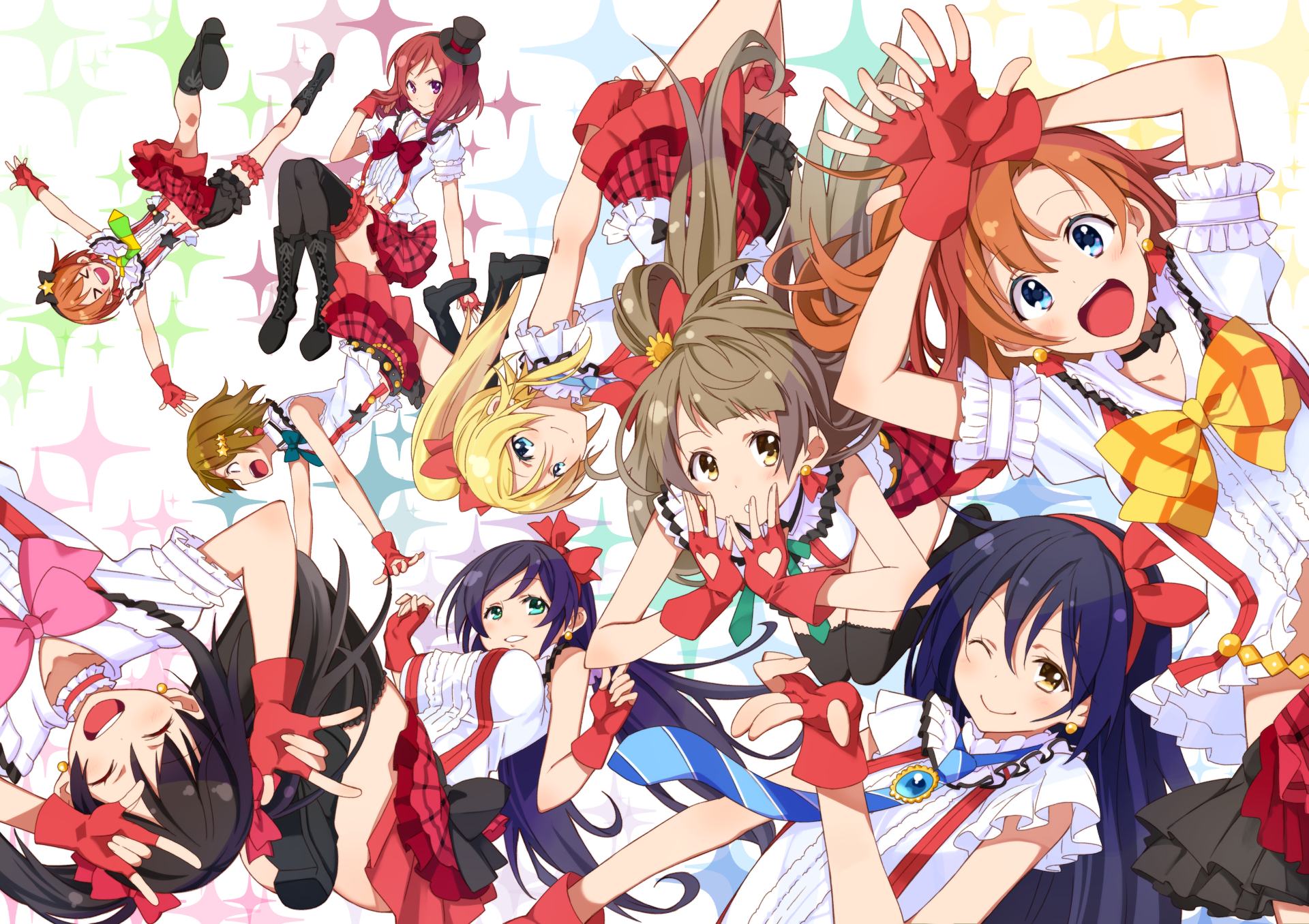 Love Live! School Idol Project characters HD Wallpaper