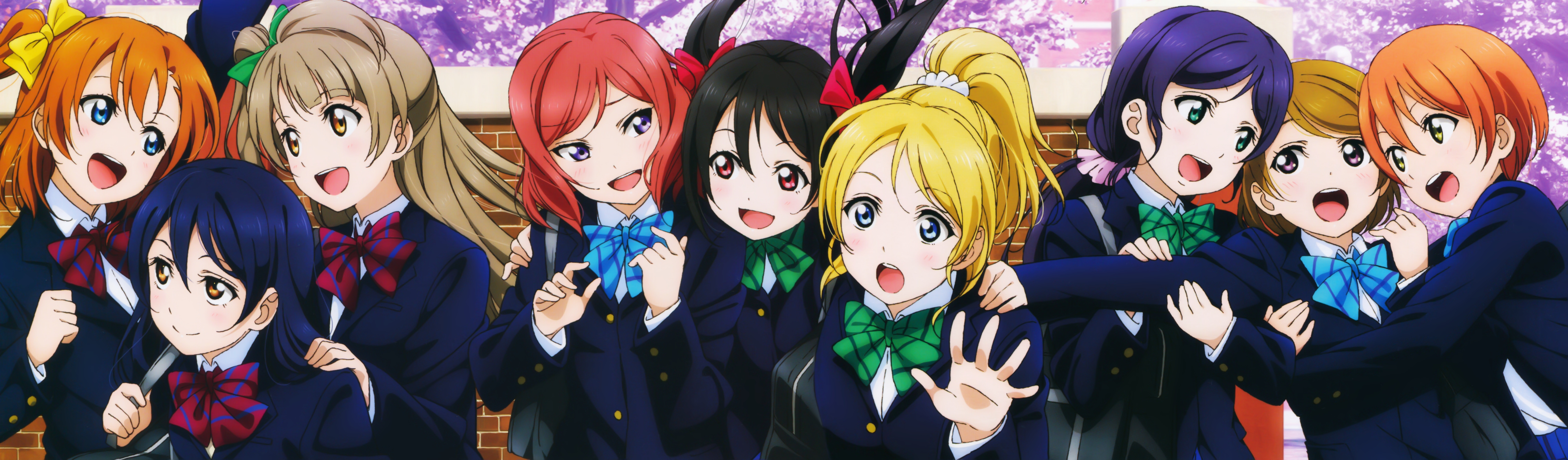 Love Live! School Idol Project characters HD Wallpaper