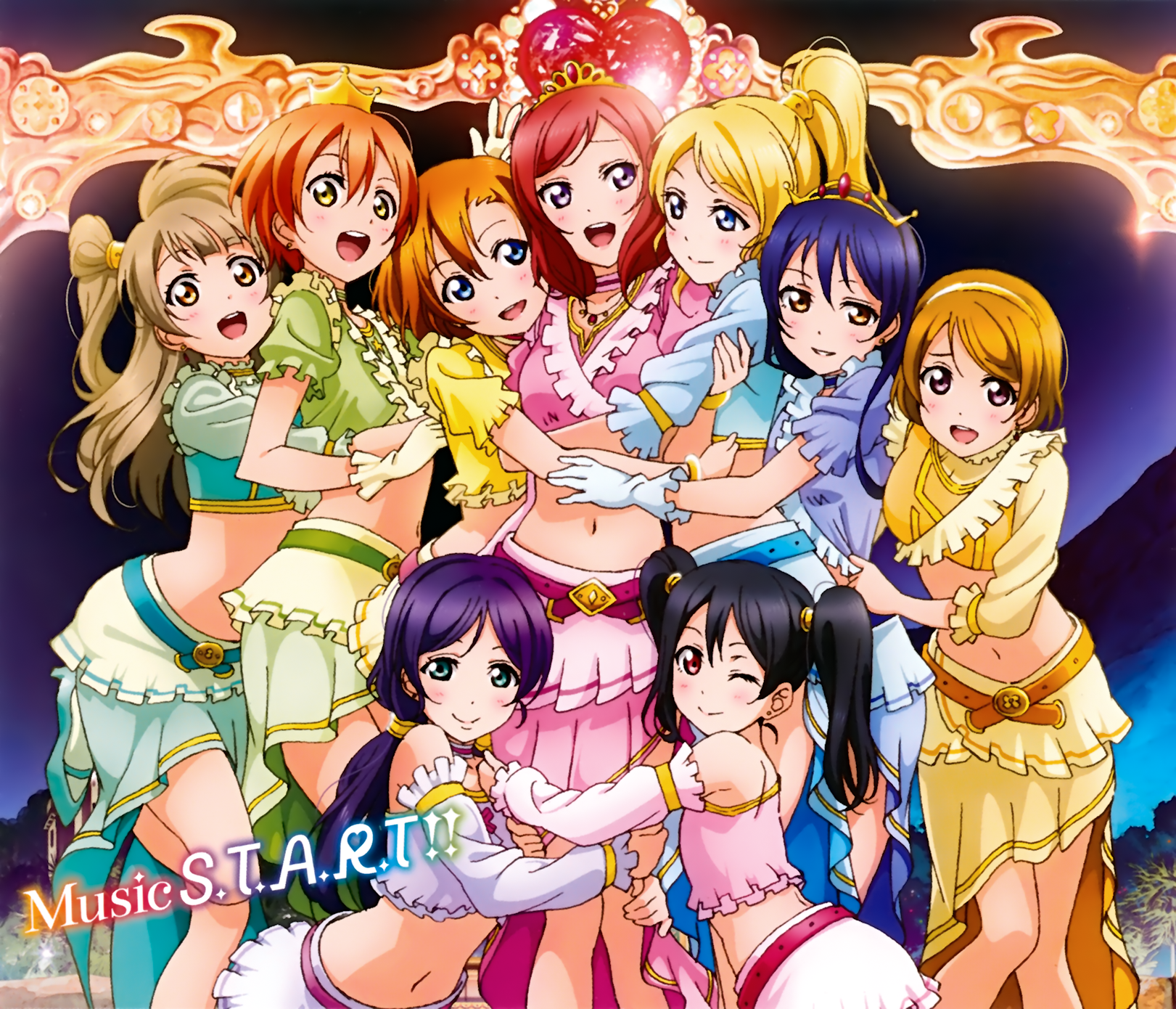 Love Live! School Idol Project characters HD Wallpaper