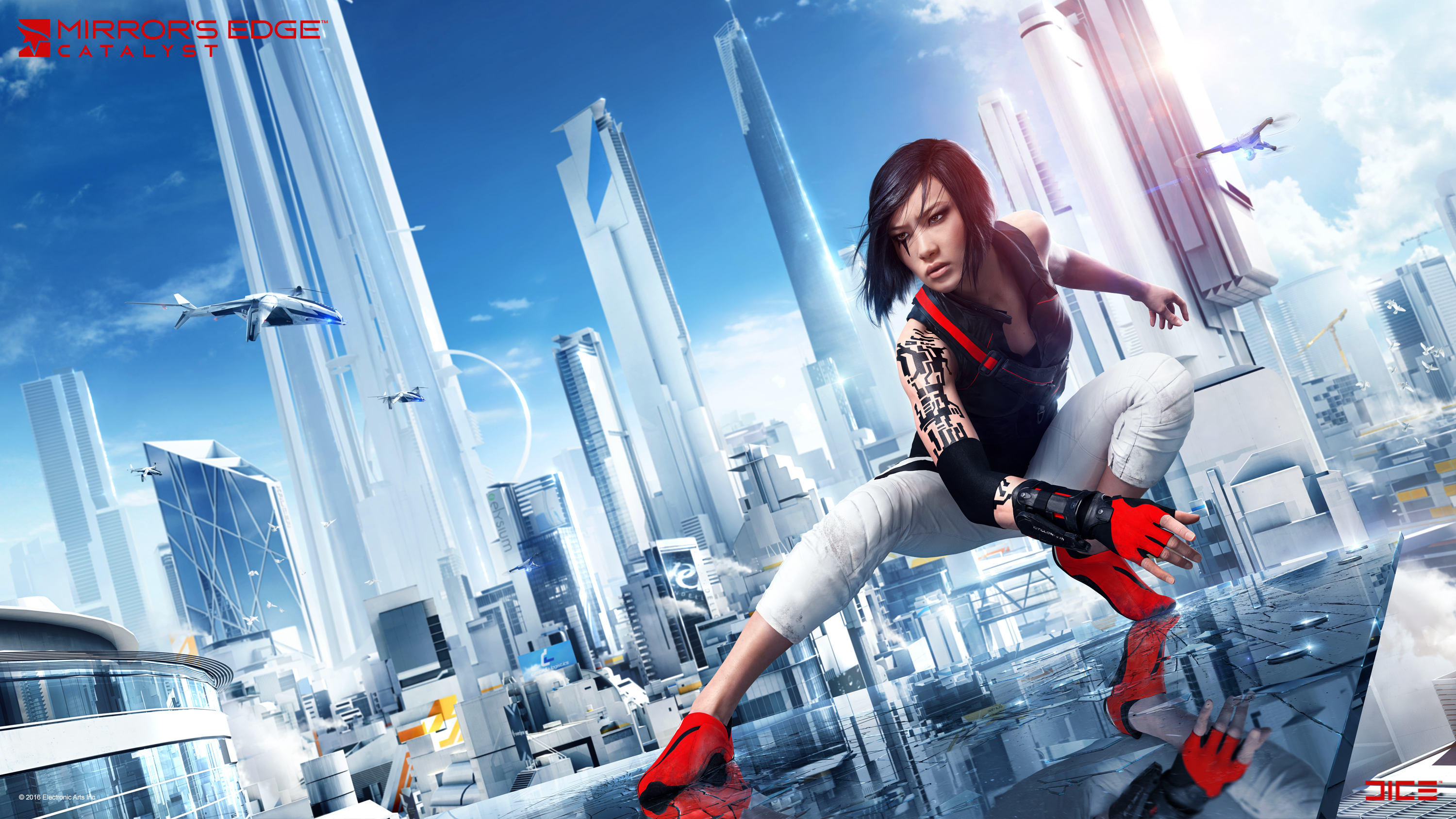 Faith Connors from Mirror's Edge Catalyst HD Wallpaper