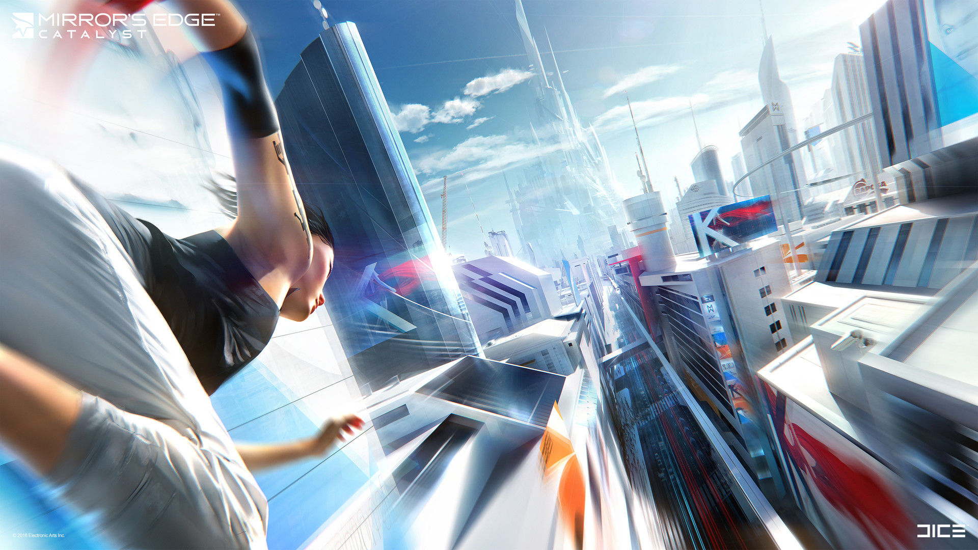 Faith Connors from Mirror's Edge Catalyst HD Wallpaper