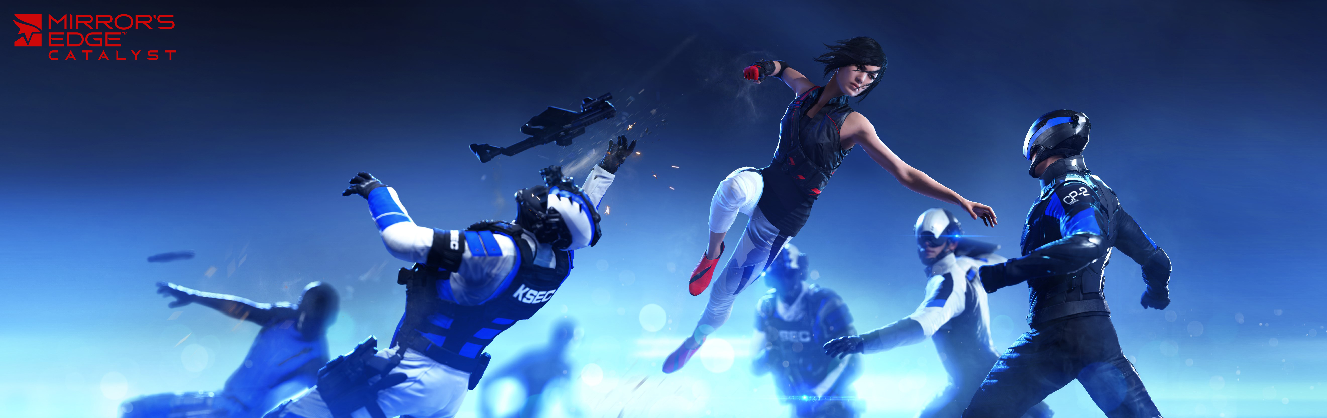 Faith Connors from Mirror's Edge Catalyst fighting KSEC HD Wallpaper