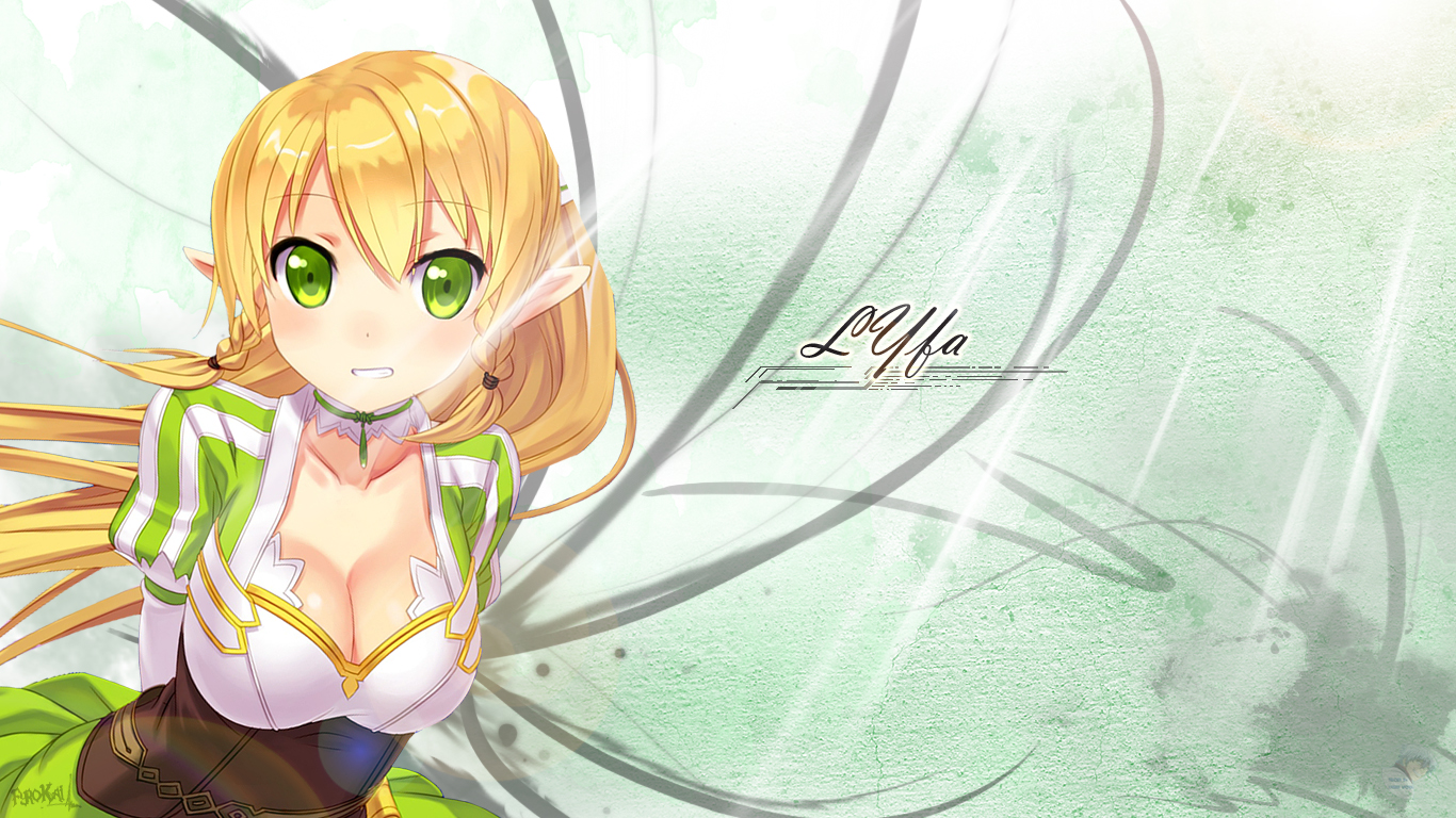Leafa from Sword Art Online HD Wallpaper