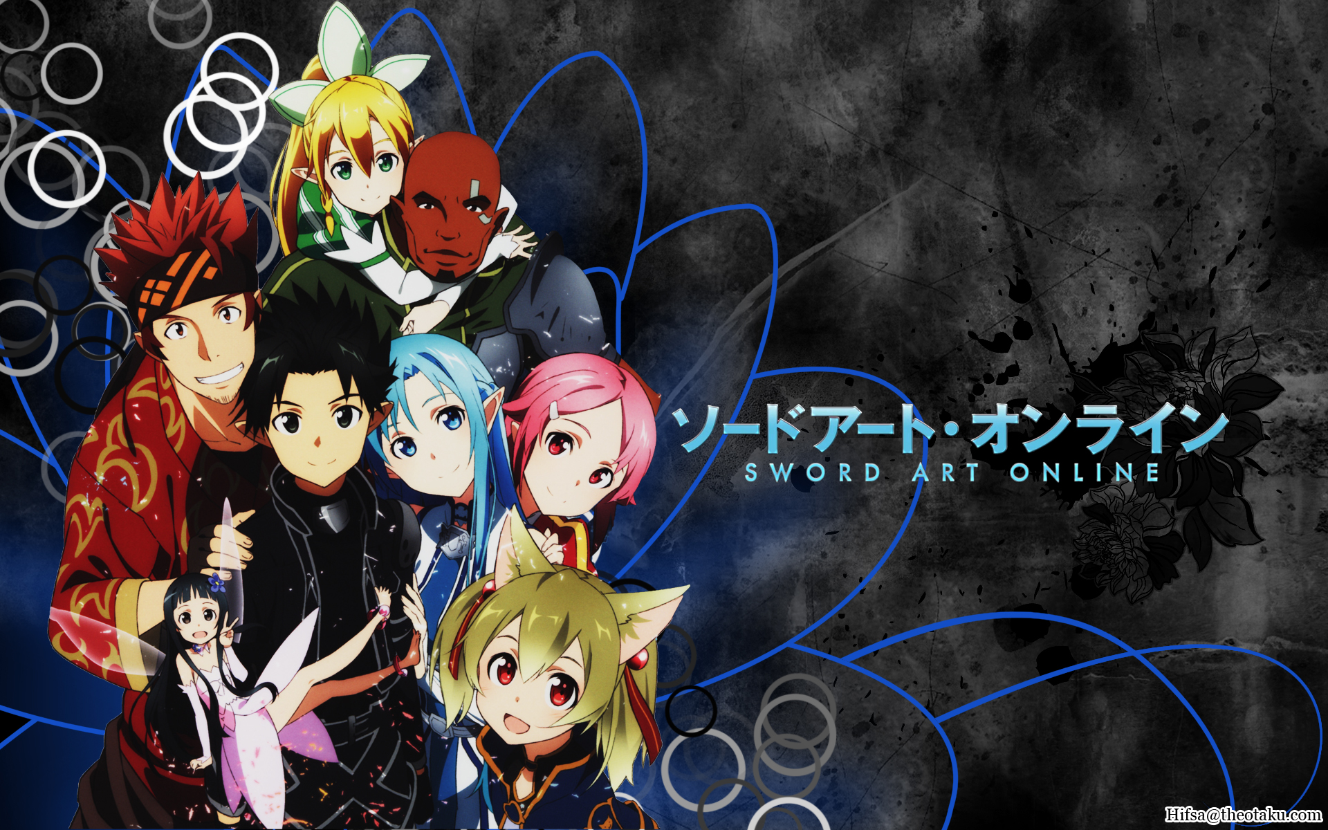Sword Art Online characters group HD Wallpaper