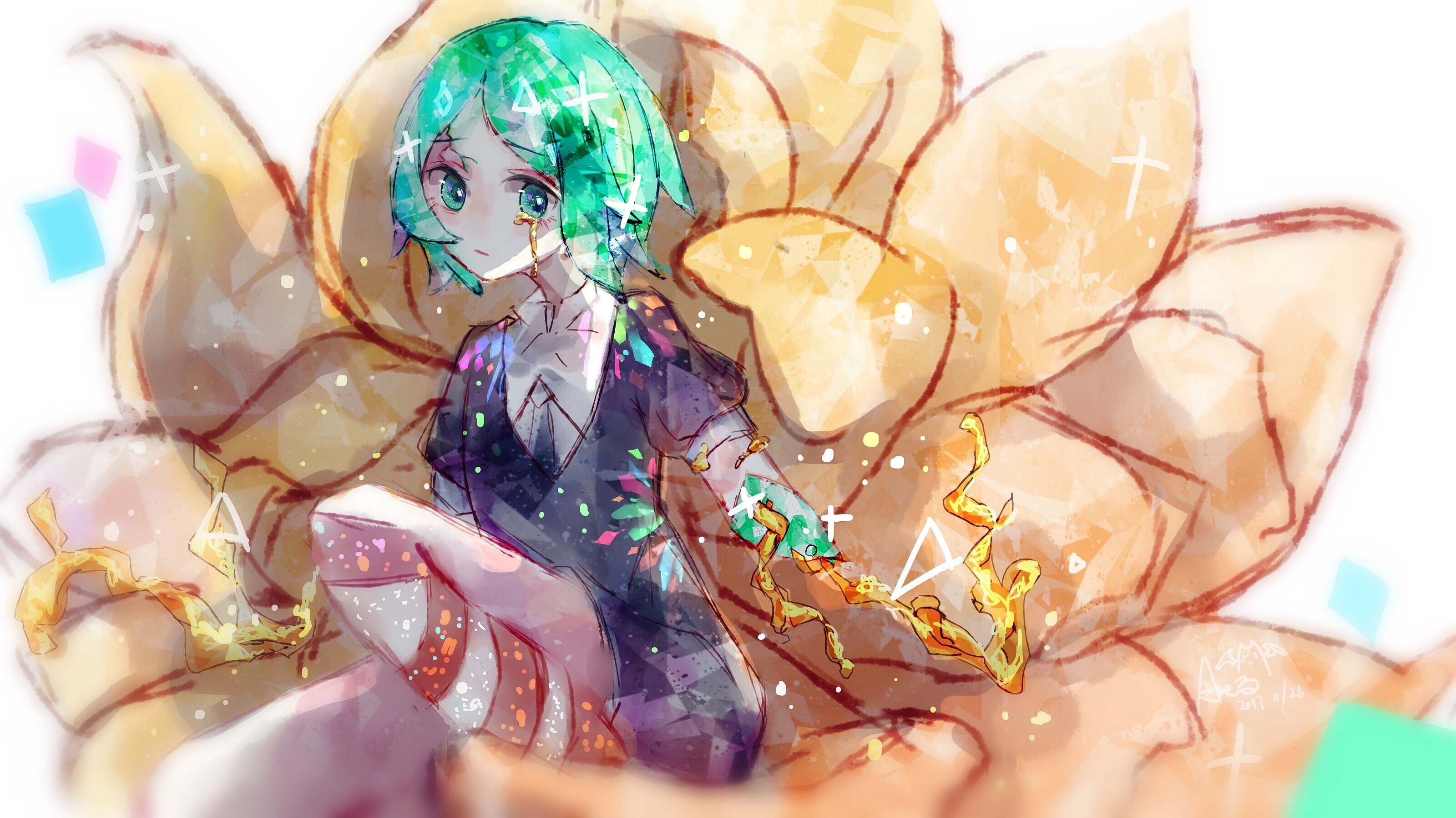 Phosphophyllite from Houseki no Kuni HD Wallpaper