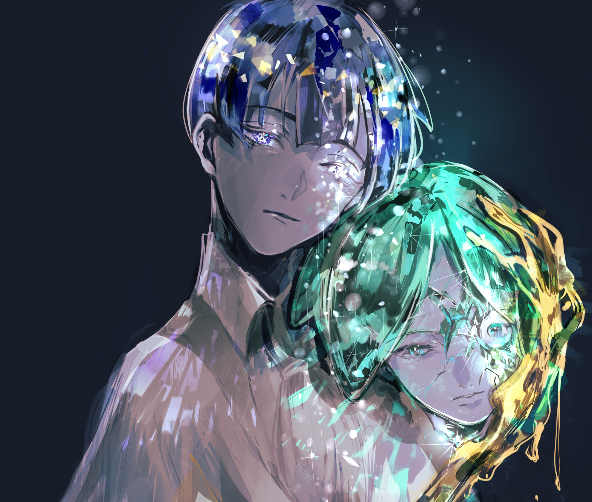 Phosphophyllite from Houseki no Kuni HD Wallpaper