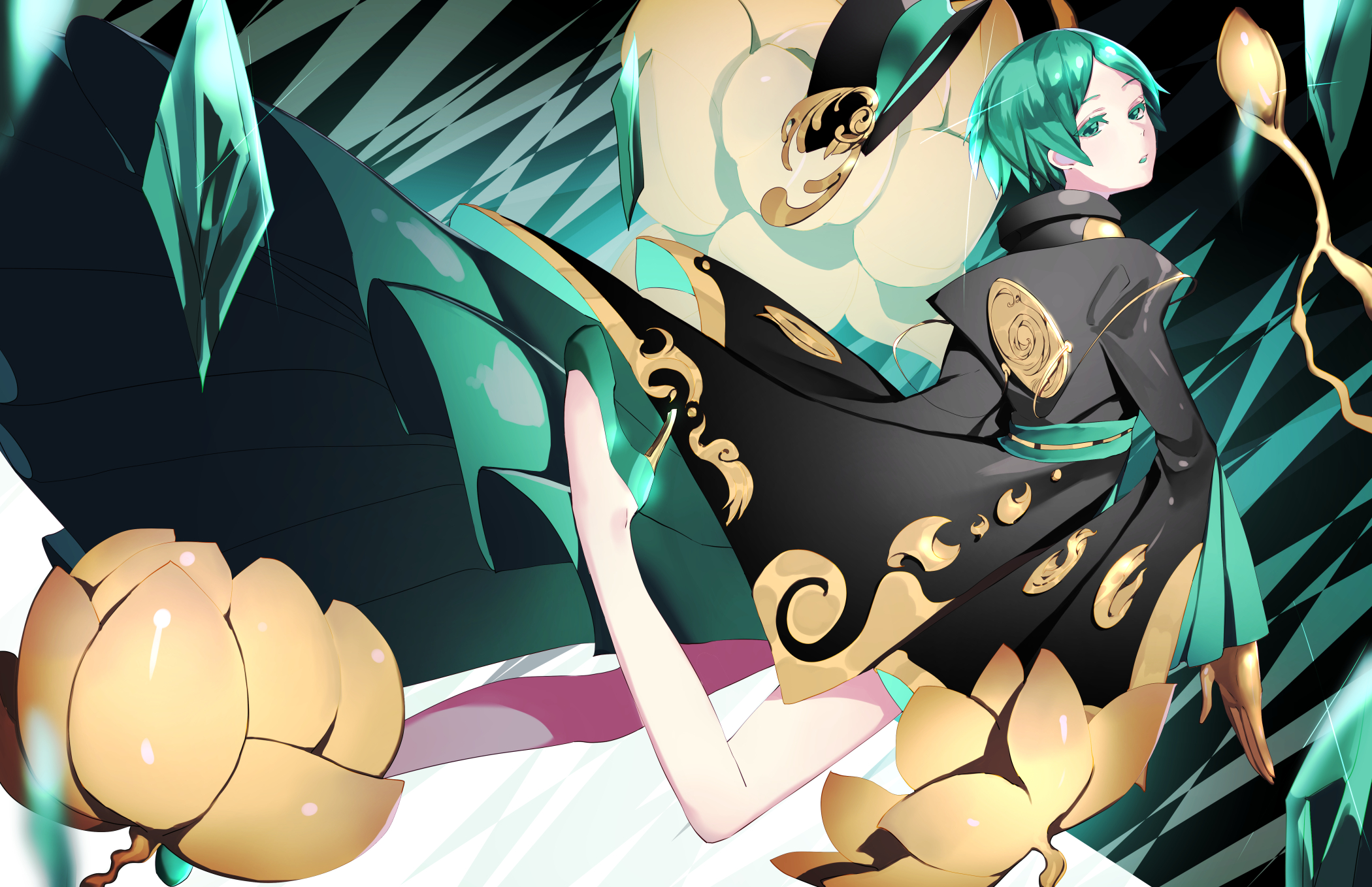 Phosphophyllite from Houseki no Kuni HD Wallpaper