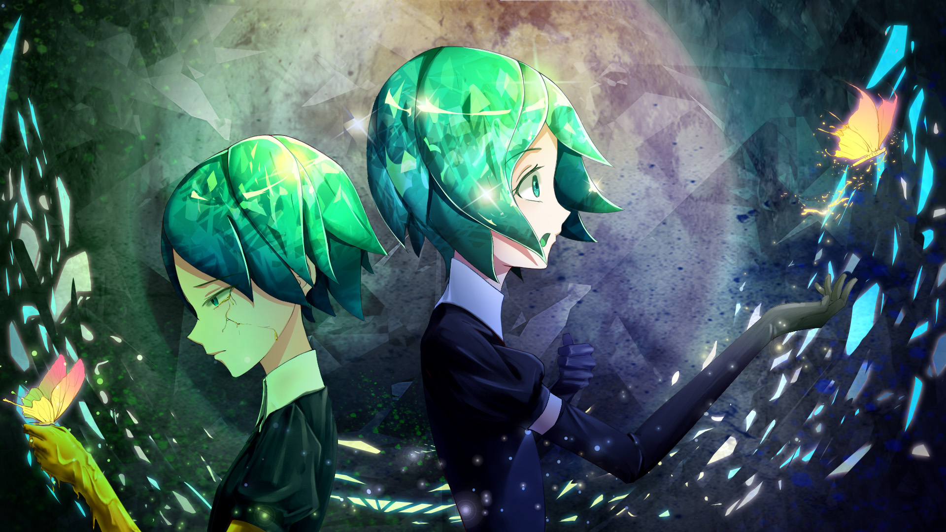 Phosphophyllite from Houseki no Kuni HD Wallpaper