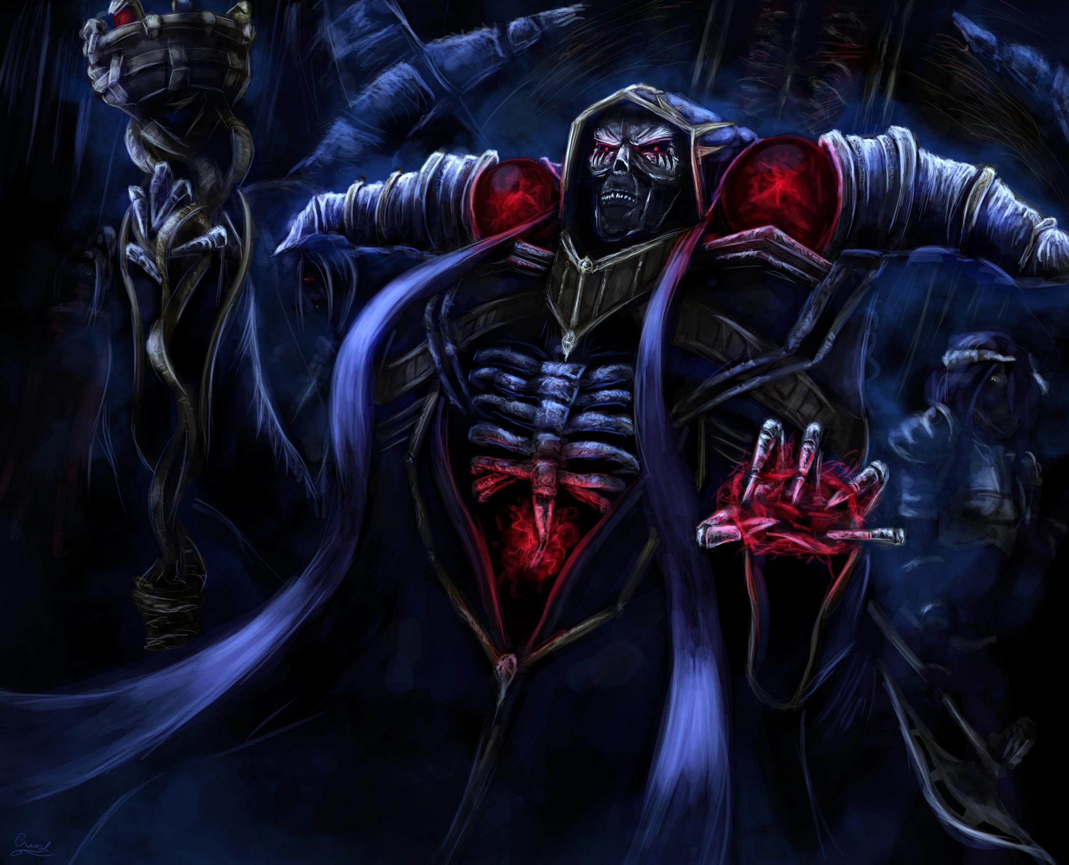 Ainz Ooal Gown from Overlord HD Wallpaper