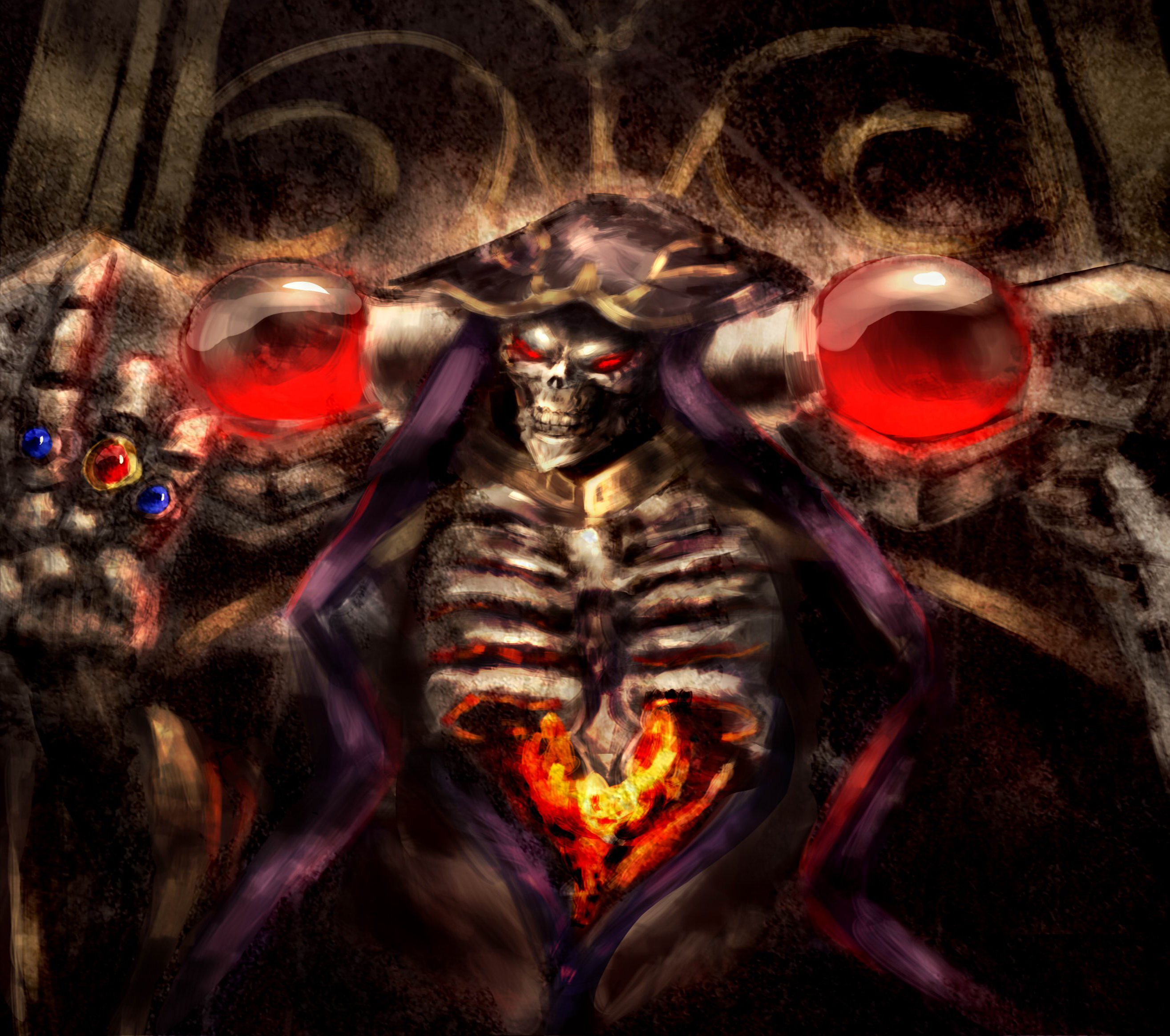 Ainz Ooal Gown from Overlord HD Wallpaper