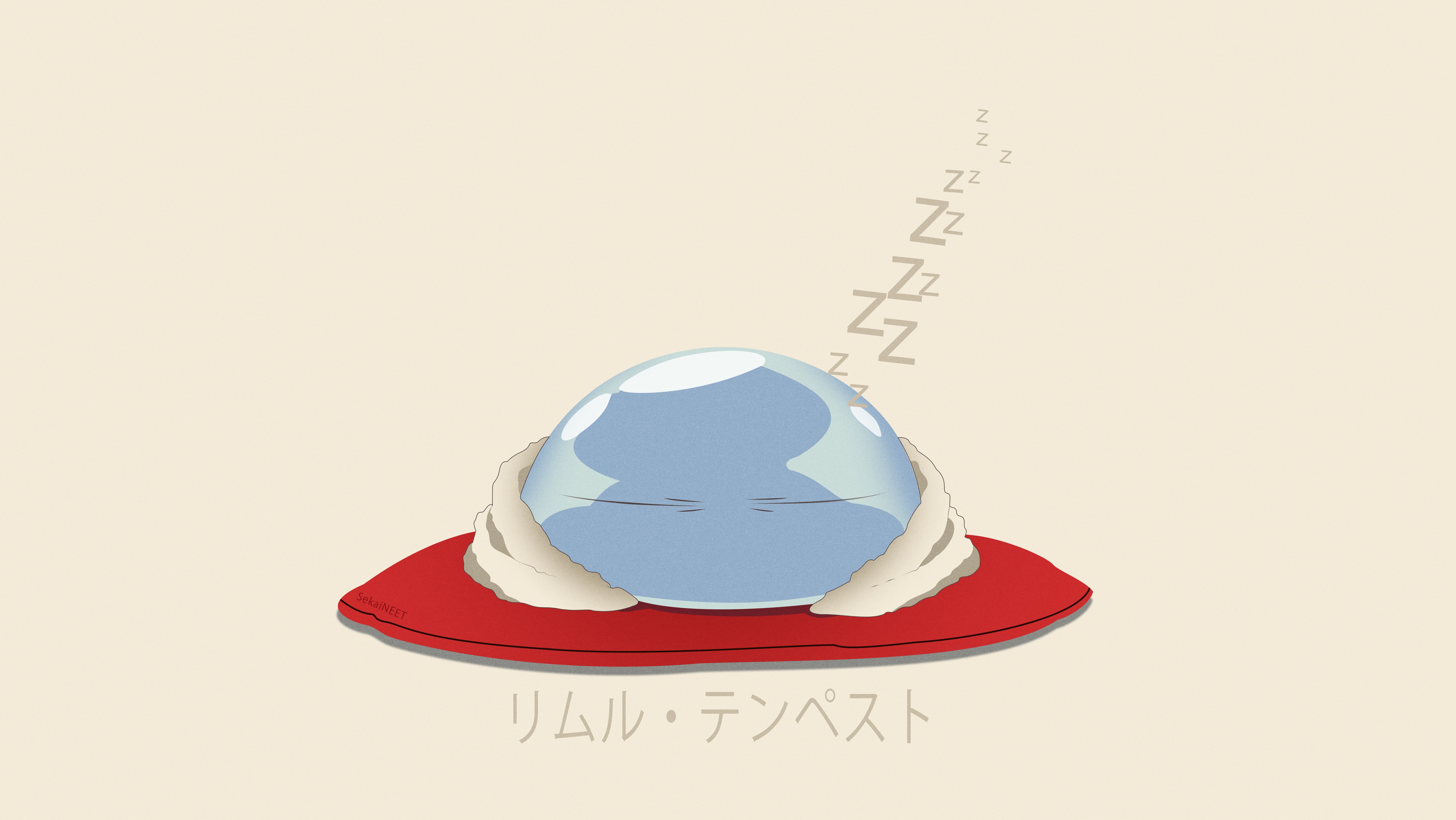 Rimuru Tempest sleeping HD Wallpaper