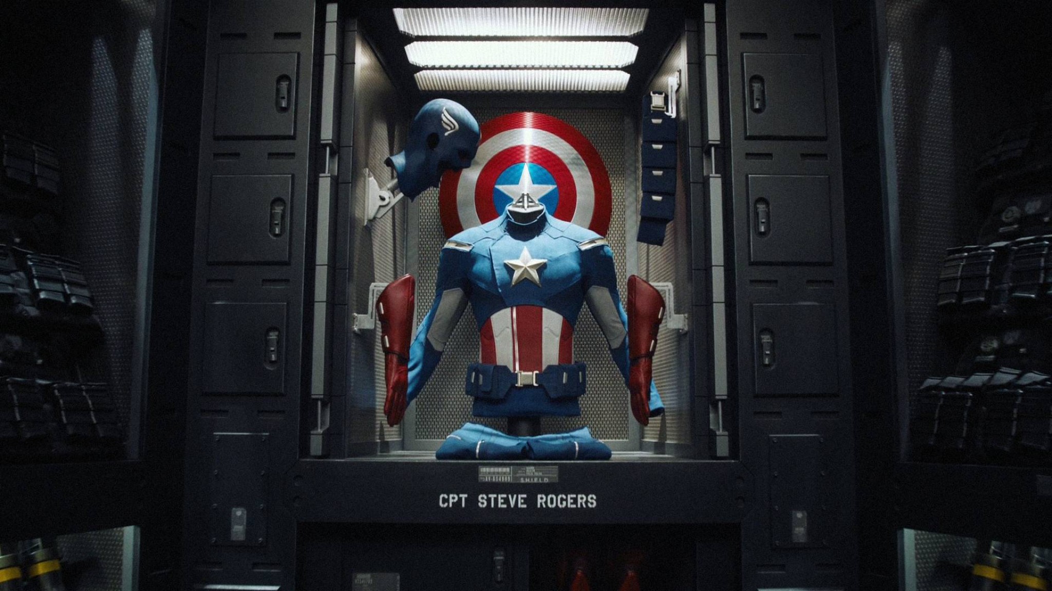 Captain America's Suit and Shield HD Wallpaper