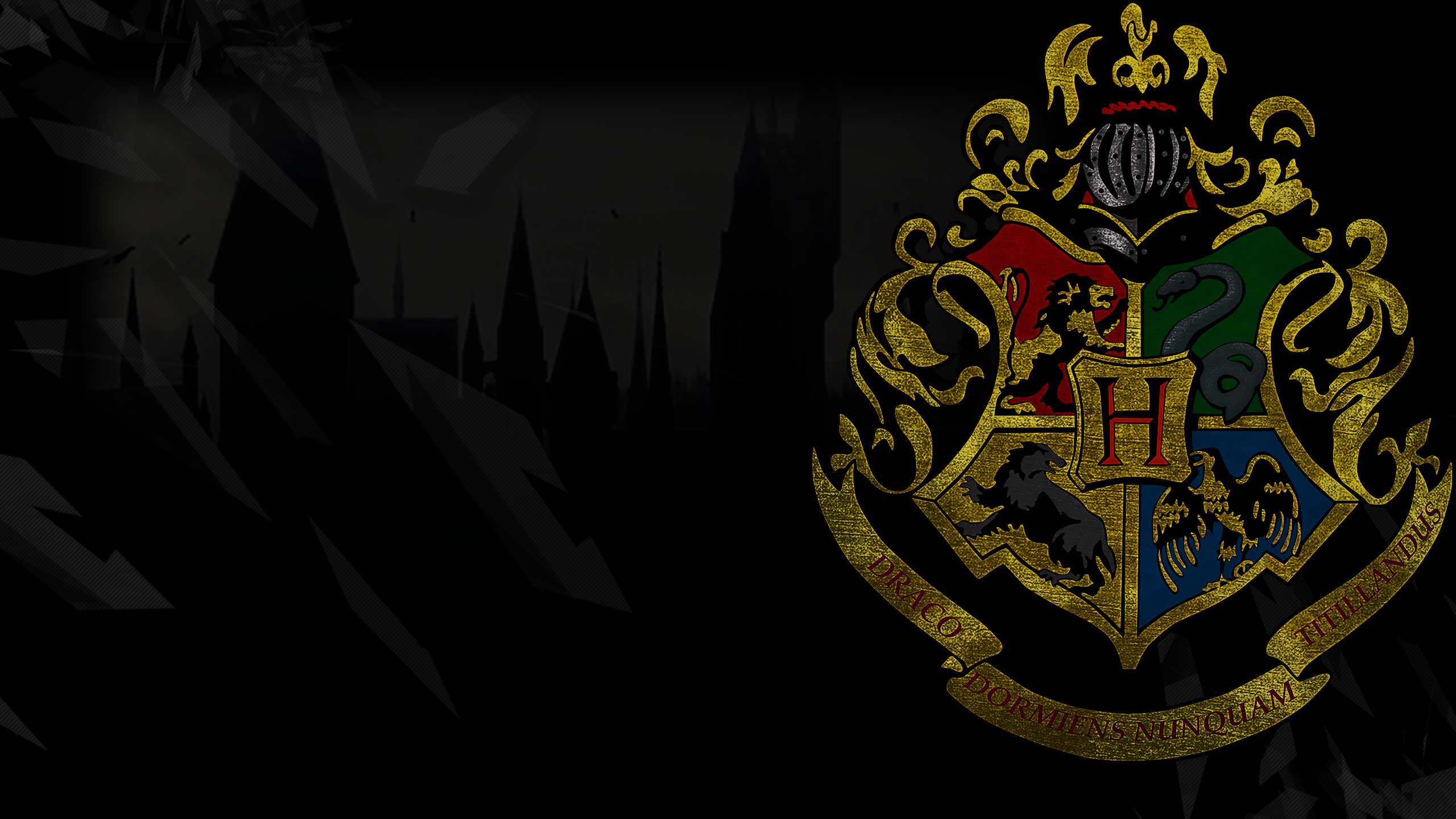 Harry Potter Hogwarts Crest HD Wallpaper