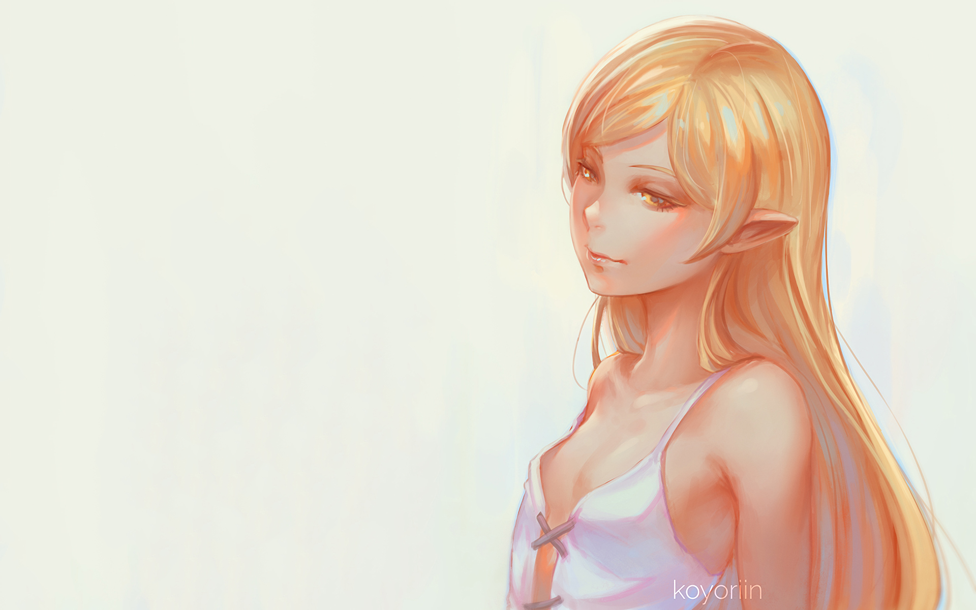 Kiss-shot Acerola-orion Heart-under-blade from Monogatari Series HD Wallpaper