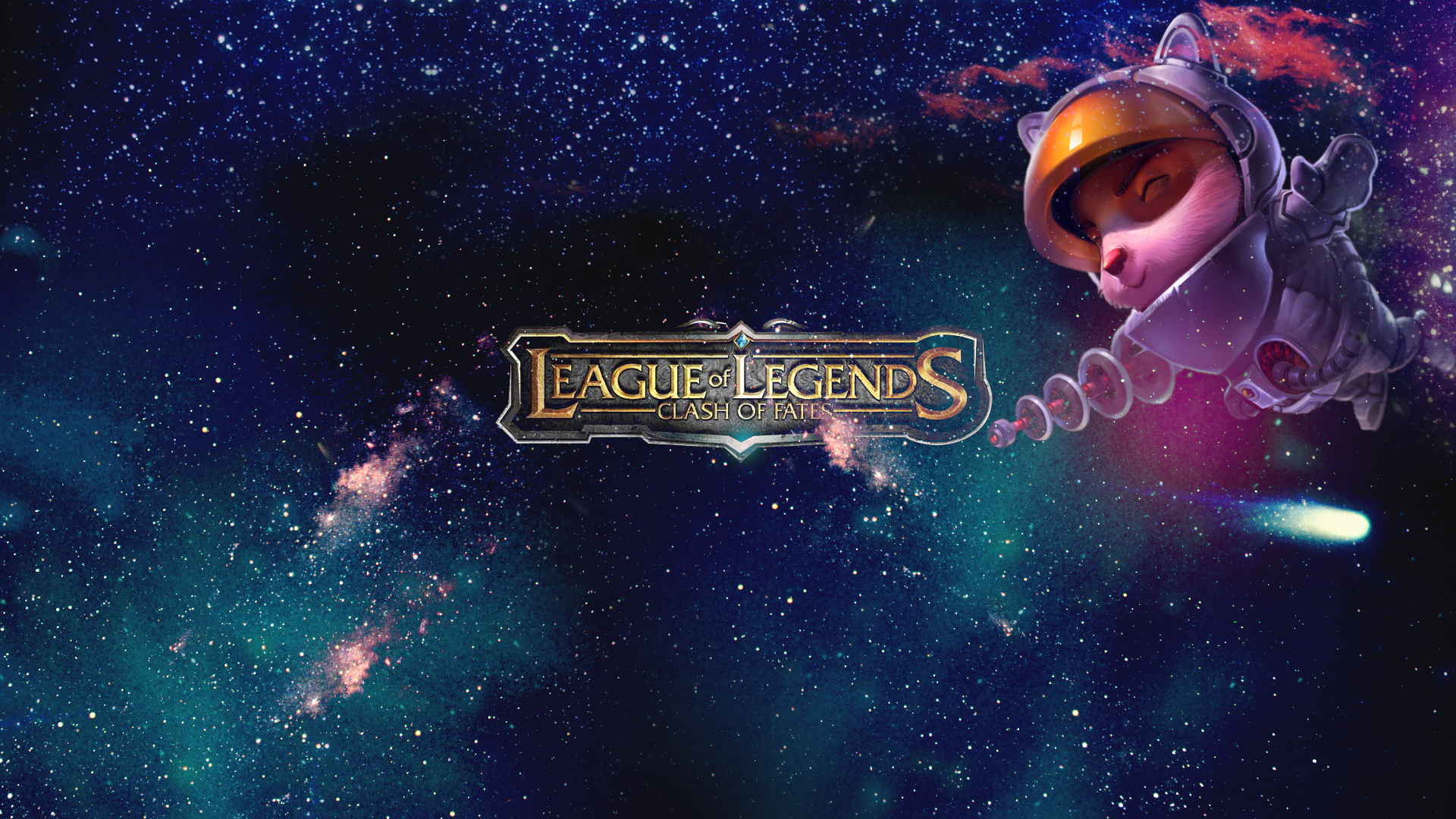 Teemo from League of Legends in Space HD Wallpaper
